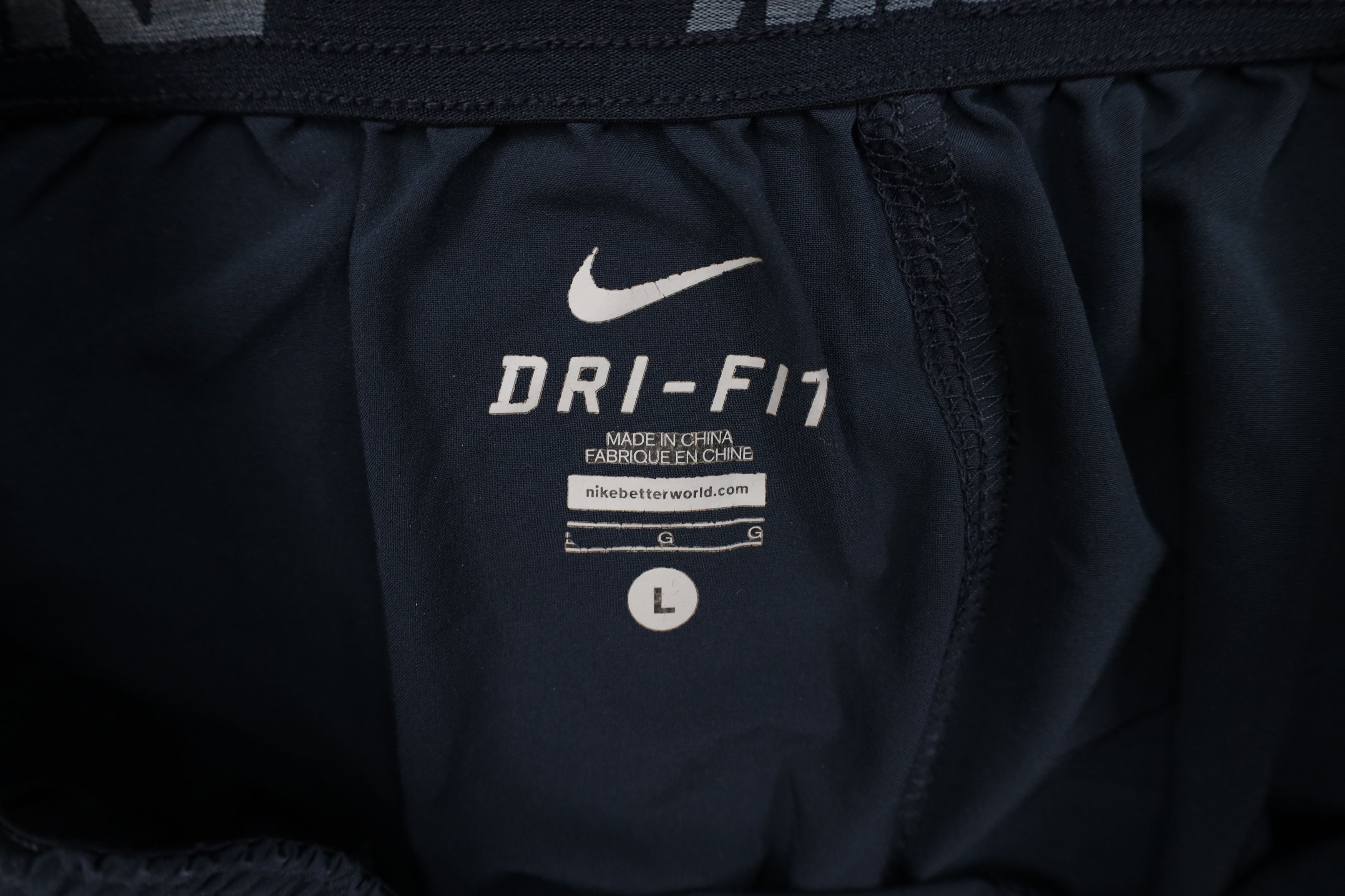 Nike Nike Color Block Gym Training Basketball Shorts Navy Blue Size US 34 / EU 50 - 7 Thumbnail