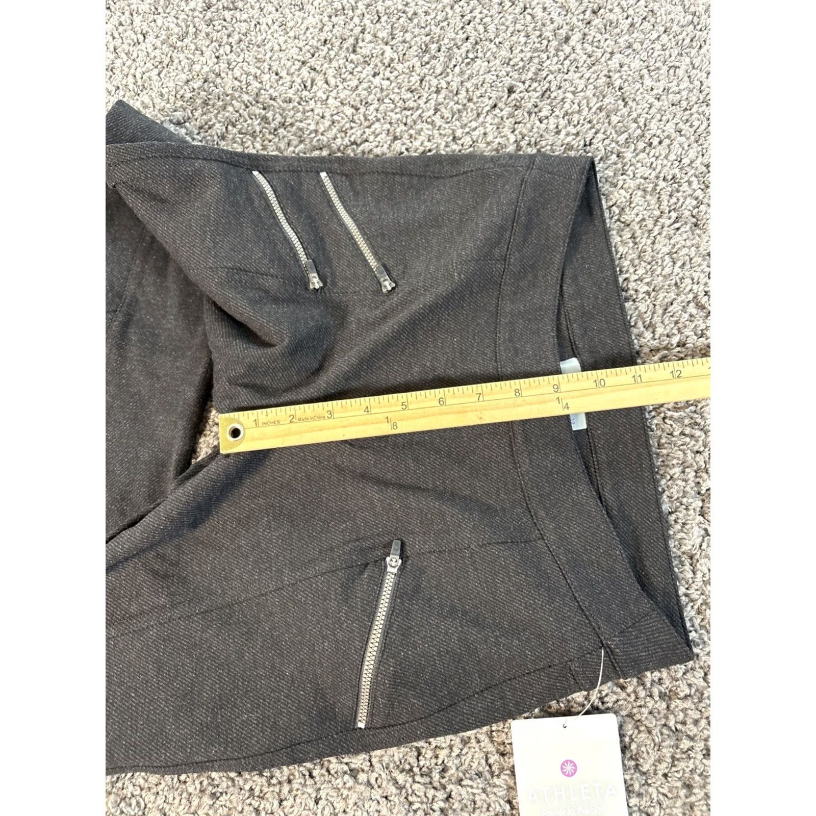 Athleta Athleta Pants Women NWT 10 Black Slim Leg High Rise Knit Accent Logo Athletic Athleisure Jacket? Size 32" / US 10 / IT 46 - 5 Thumbnail