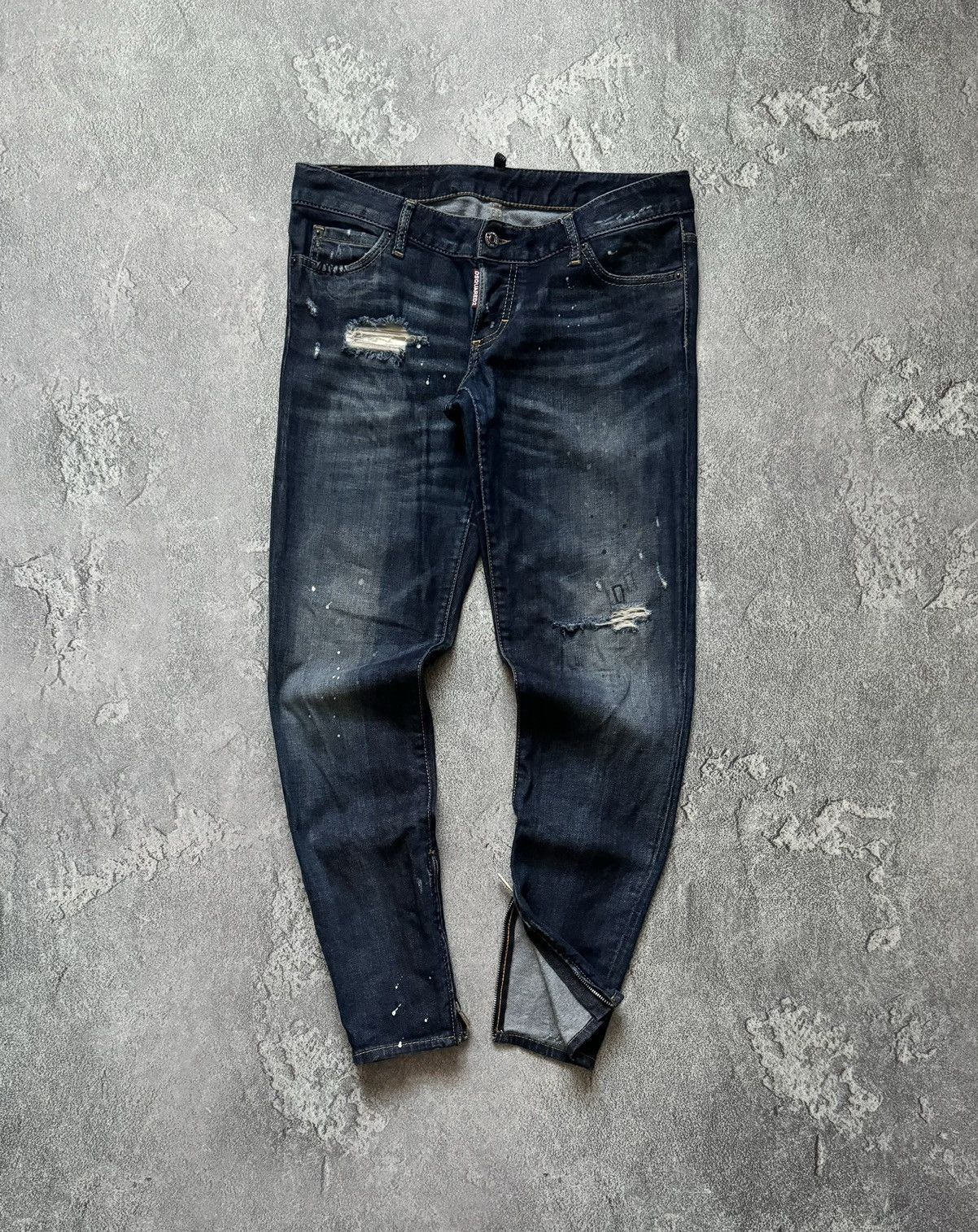 Dsquared2 Dsquared2 44 Wmns distressed denim pant trouser Jean chino Size 30" / US 8 / IT 44 - 1 Thumbnail