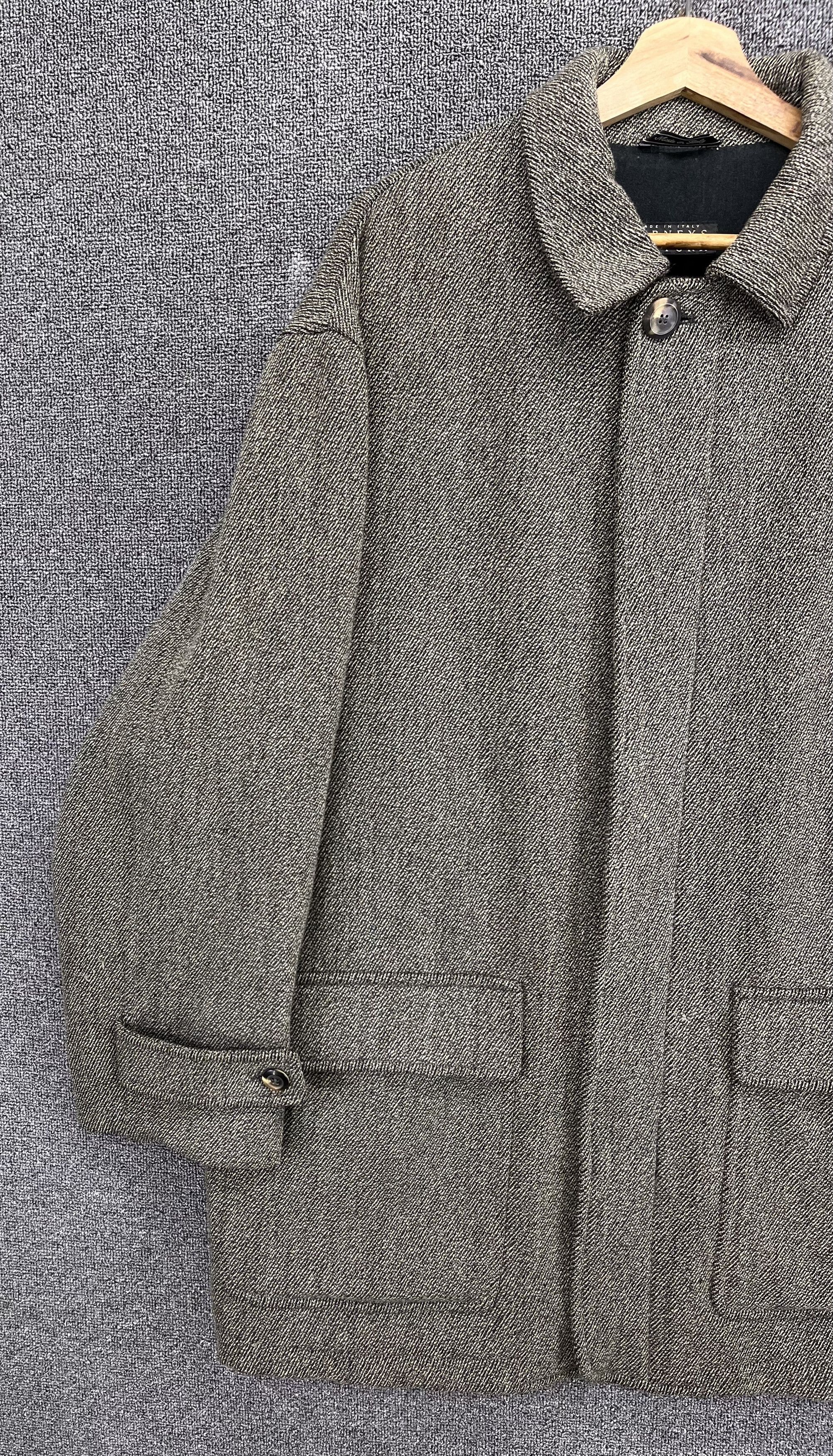 Barneys New York Vintage Barneys New York Made in Italy Rare Wool Jacket Size US L / EU 52-54 / 3 - 3 Thumbnail