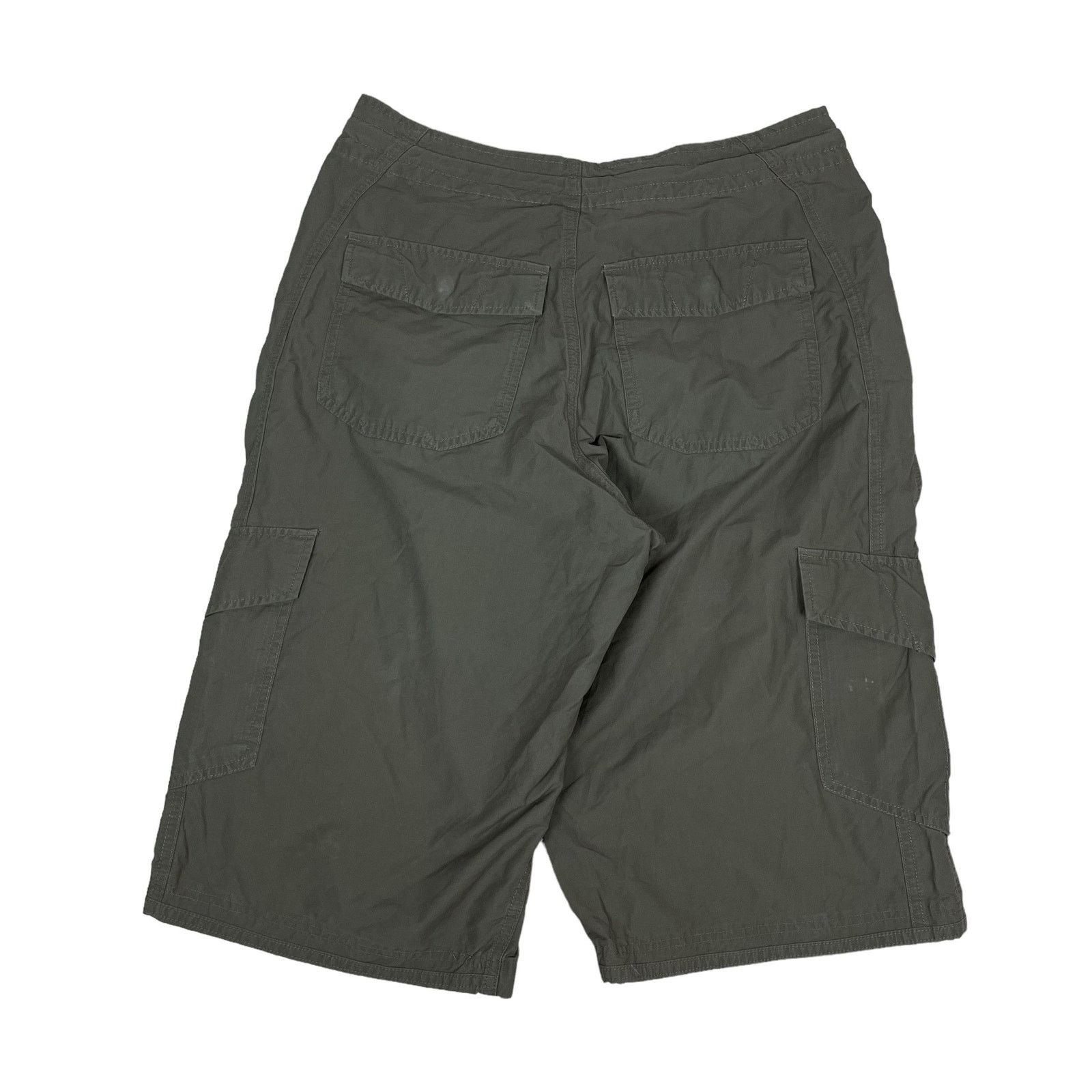 Nike × Vintage Nike Adults Olive Green Cotton Swoosh Zip Fly Cargo Short Size US 30 / EU 46 - 6 Thumbnail