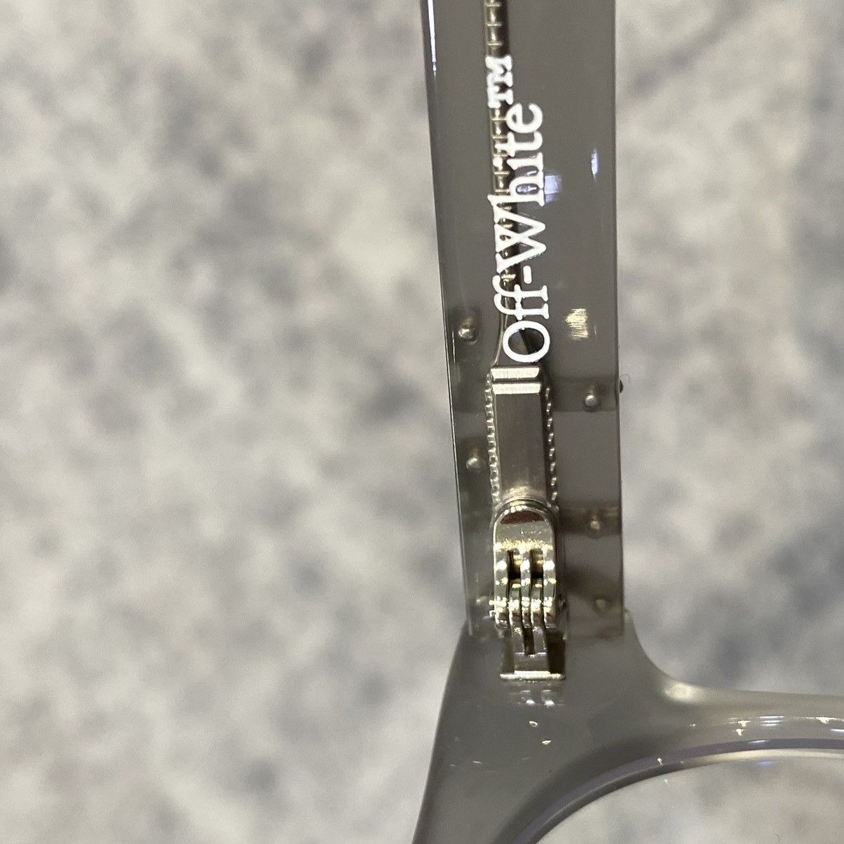 Off-White Off White Optical Style 68 Grey Size ONE SIZE - 6 Thumbnail