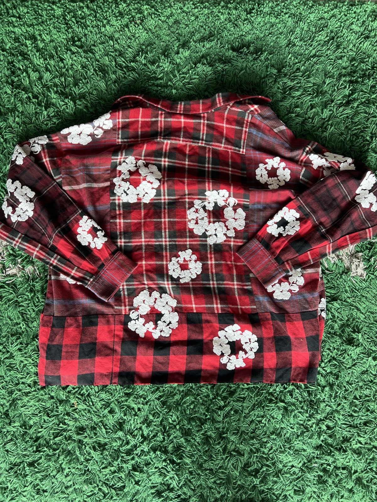 DENIM TEARS × READYMADE Readymade Denim Tears Flannel Size 1 | Grailed