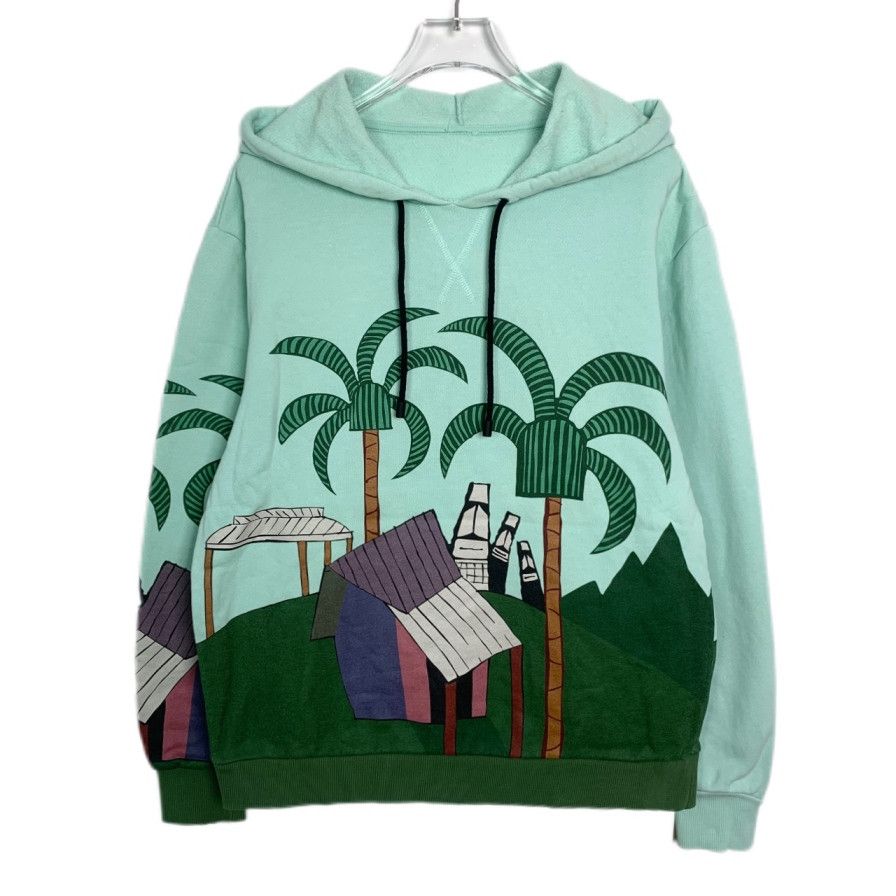 Loewe Loewe Embroidered Print Hooded Long-Sleeve Sweatshirt Size US S / EU 44-46 / 1 - 1 Thumbnail