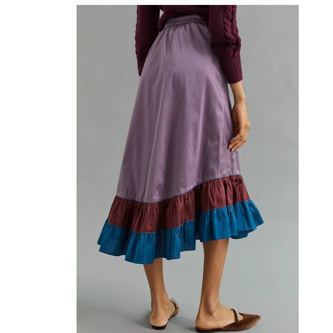 Anthropologie × Sachin & Babi New Anthropologie Sachin & Babi Colorblocked Maxi Skirt $148 Size 25" / US 0 / IT 36 - 4 Thumbnail