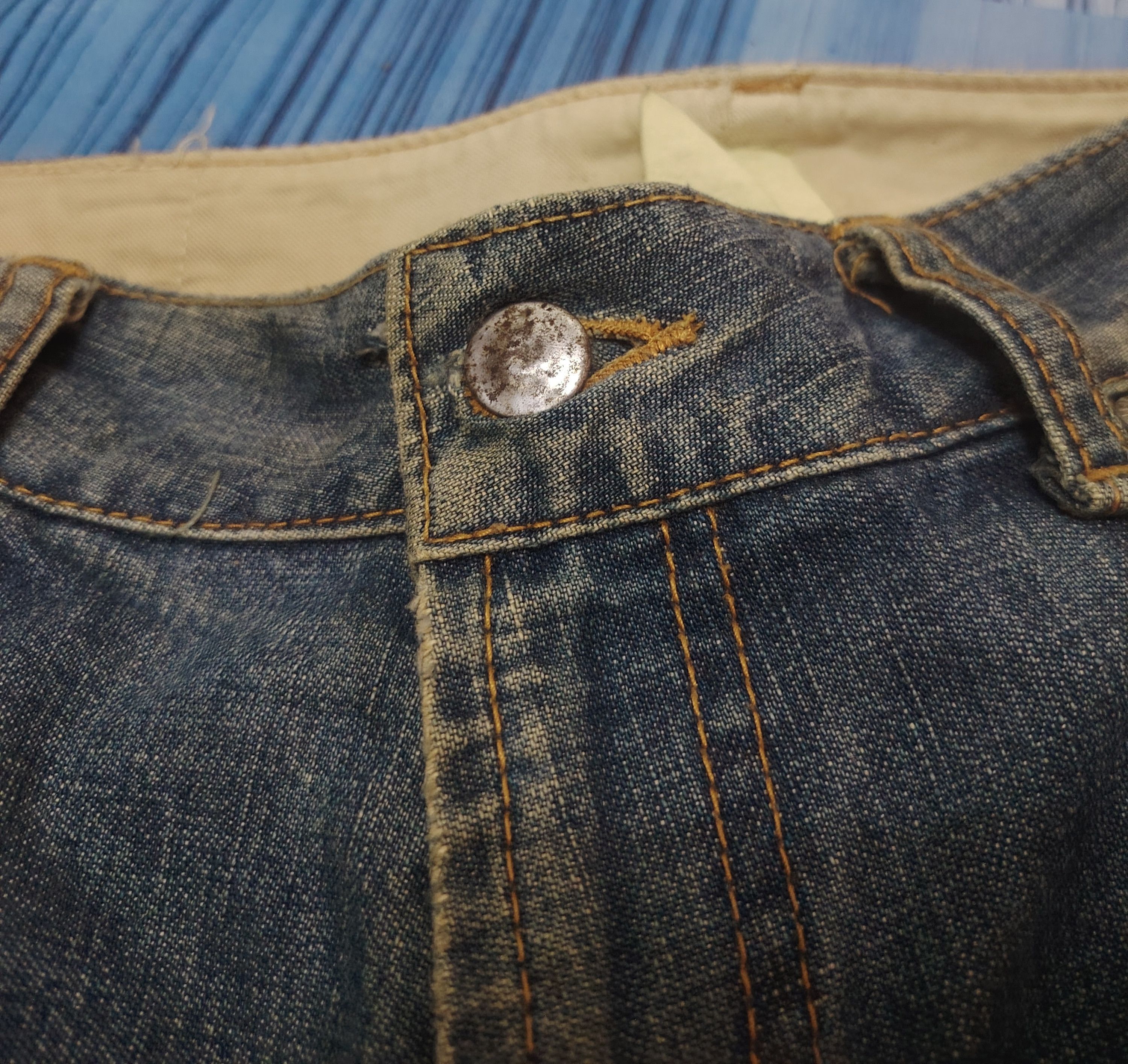 Who Decides War Rare Double Waist Japanese Incredible Distressed Baggy Style Size US 34 / EU 50 - 13 Thumbnail