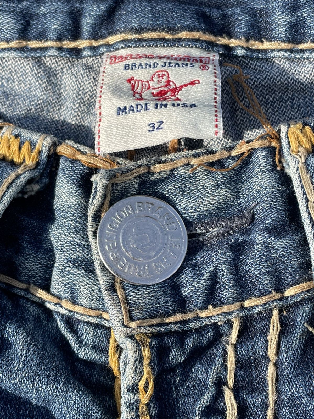 True Religion True Religion Usa Jack Super T Rare 32 Size US 32 / EU 48 - 9 Thumbnail