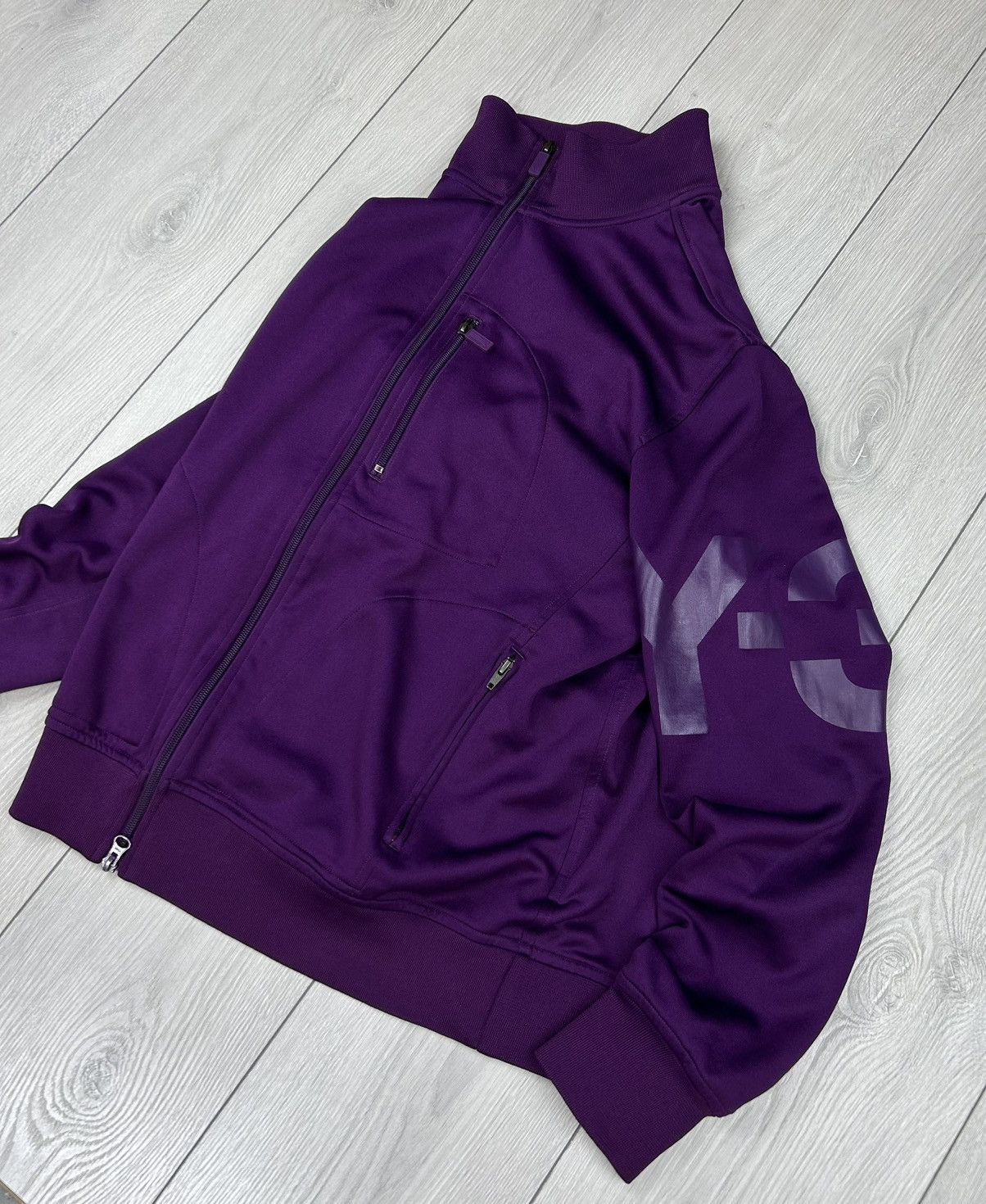 Adidas × Vintage × Y-3 Y-3 x Adidas vintage Zip Track Jacket Violet Size L Size US L / EU 52-54 / 3 - 2 Thumbnail
