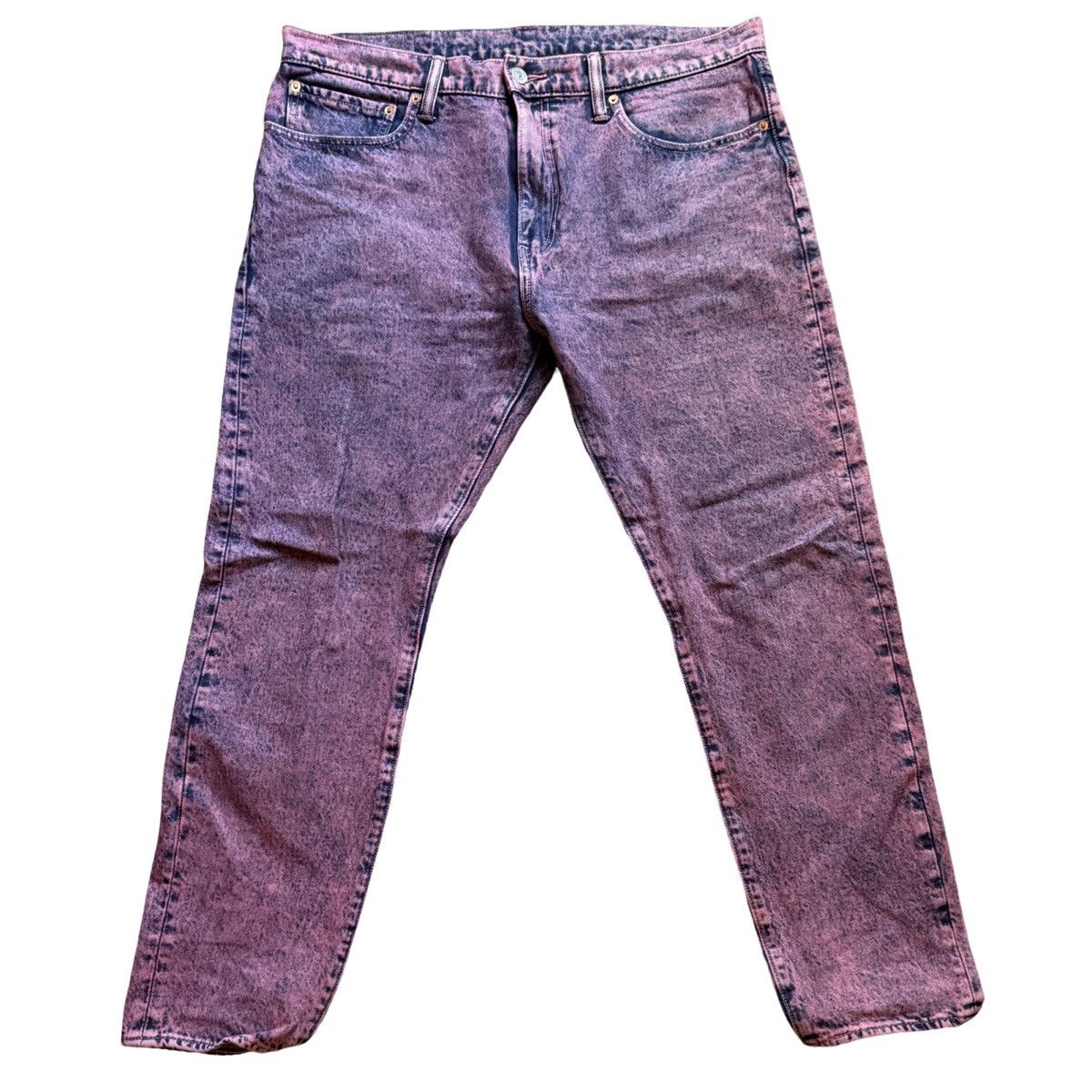 Levi's Levis 512 mens purple acid wash denim Size US 36 / EU 52 - 1 Thumbnail