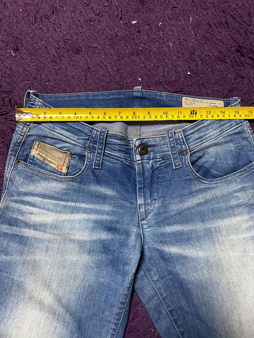 Diesel Diesel Super Slim Skinny Low Waist Denim Jeans Size 29 Size 29" - 6 Thumbnail