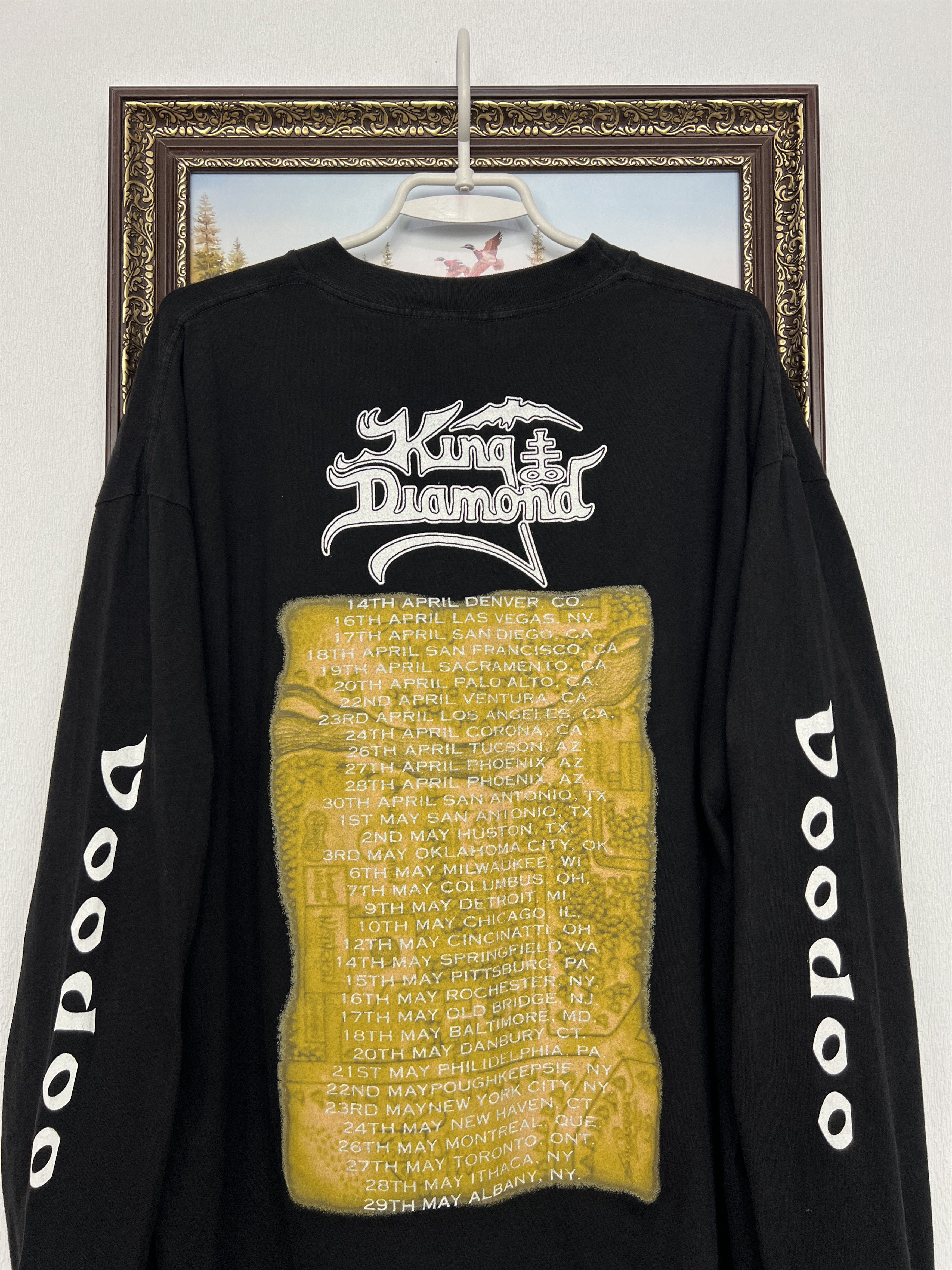 Vintage Vintage 1998 King Diamond Voodoo World Tour Tee Shirt Size US XL / EU 56 / 4 - 9 Thumbnail