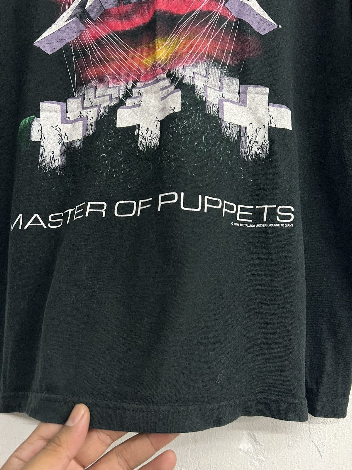 Band Tees × Giant × Metallica Vintage Metallica Master Of Puppets Giant Tee Size US M / EU 48-50 / 2 - 8 Thumbnail