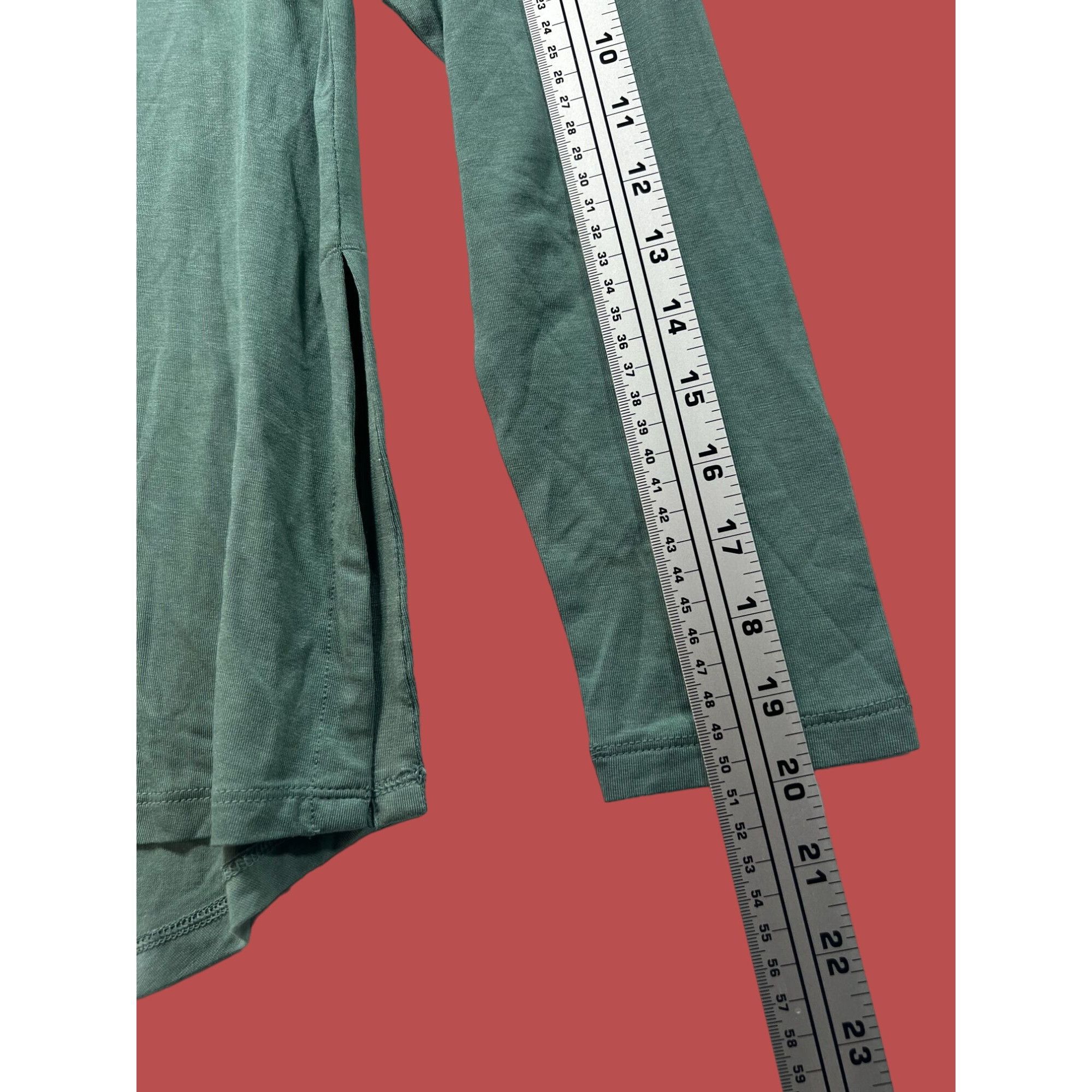 Other All In Motion - Women's Side Slit Long Sleeve Top - Green - Size XS / US 0-2 / IT 36-38 - 9 Thumbnail
