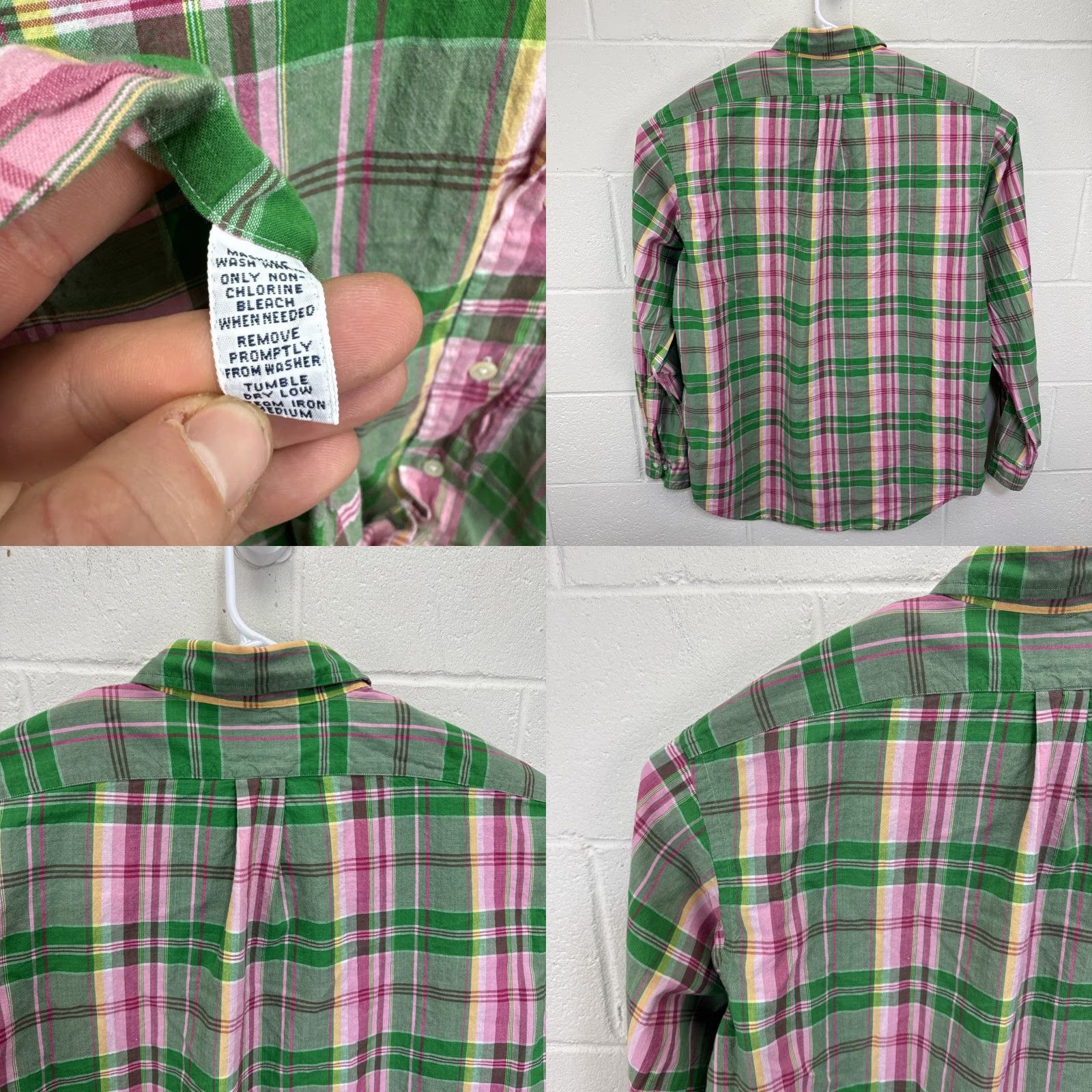 Ralph Lauren Polo Ralph Lauren Shirt Mens XL Classic Fit Plaid Long Sleeve Button-Down Multicolor Logo 17 1/2 Regular Button-Up Everyday Classic Mens Size US XL / EU 56 / 4 - 9 Thumbnail