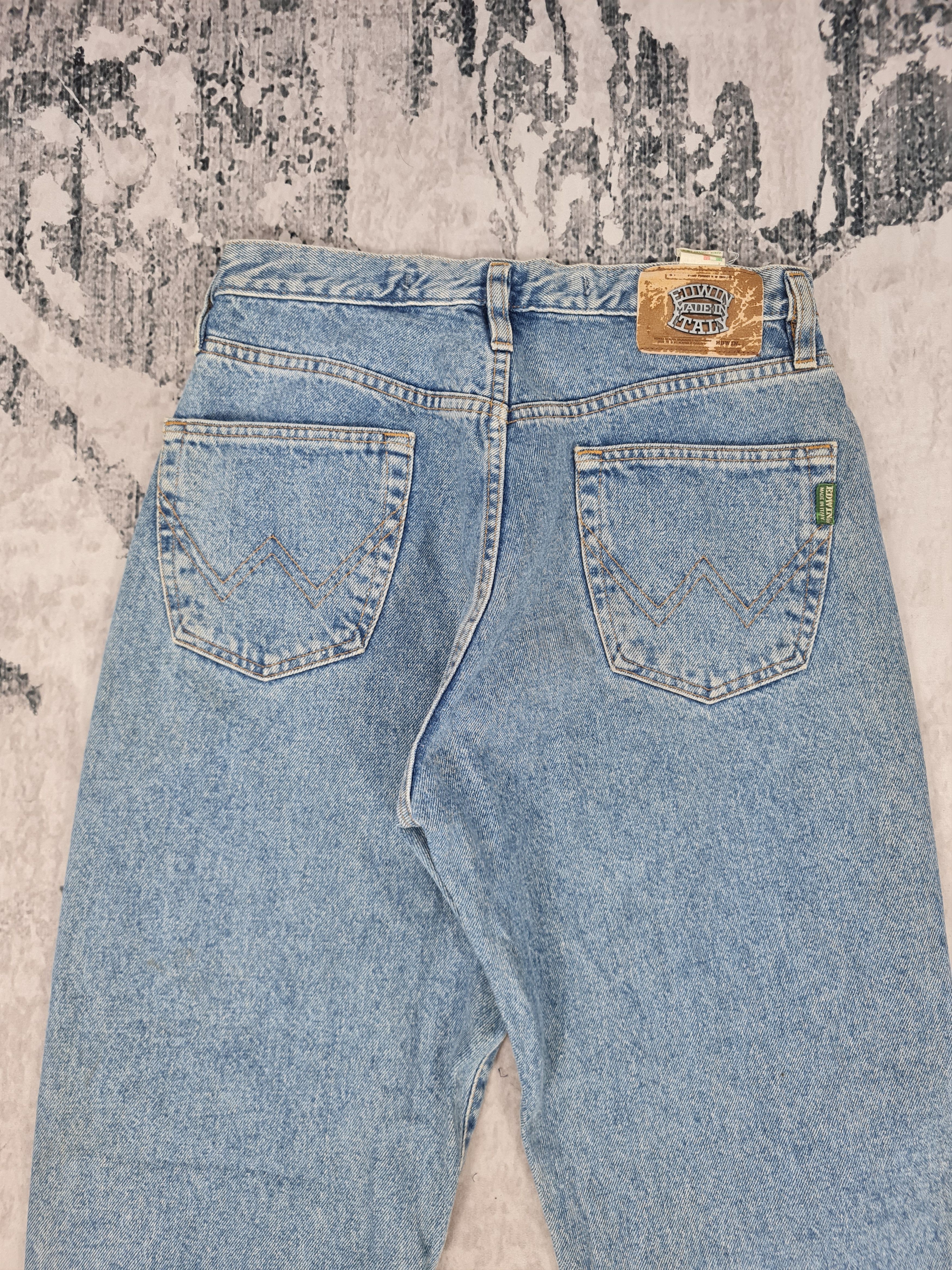 Edwin Vtg EDWIN High Rise Baggy Cut Size 30x29.5 Jeans JB0126 Size 30" / US 8 / IT 44 - 7 Thumbnail