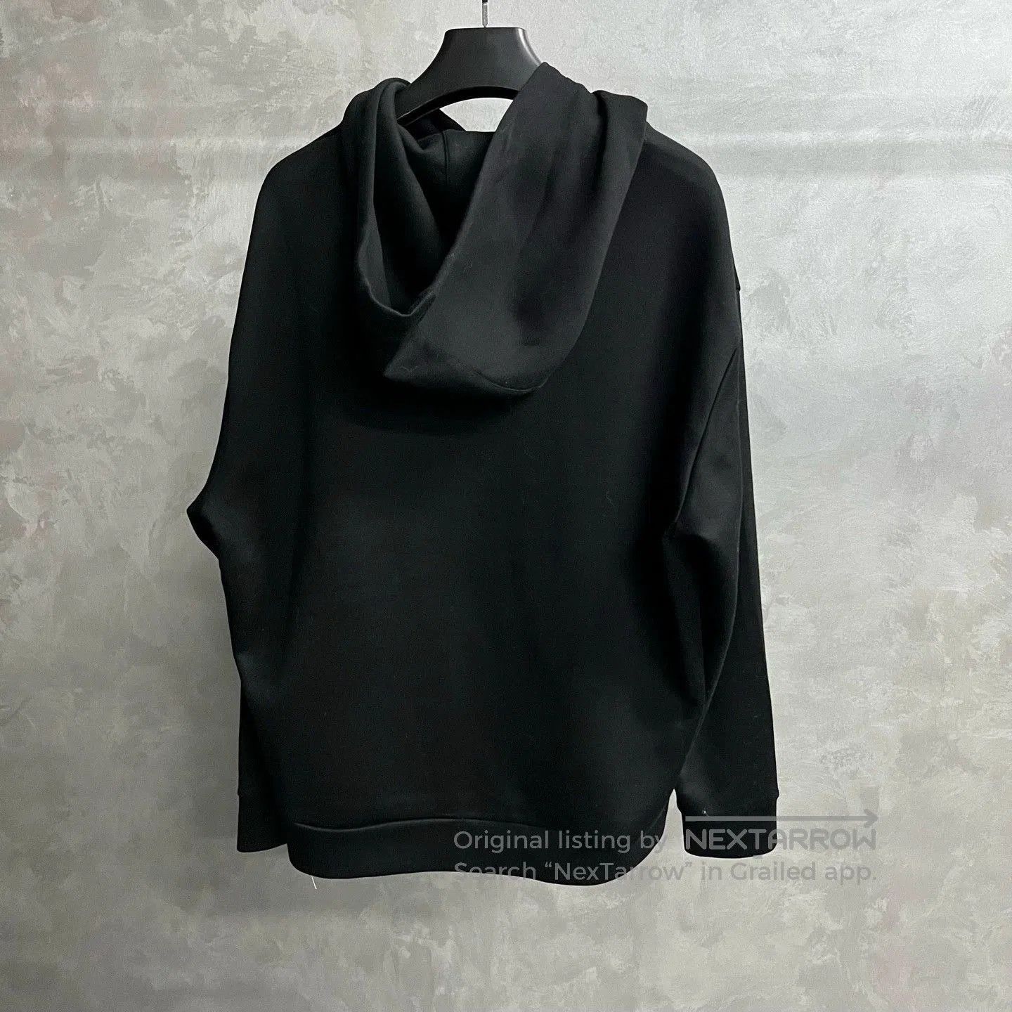 Prada prada black oversized hooded sweatshirt with pockets. Size US XXL / EU 58 / 5 - 5 Thumbnail
