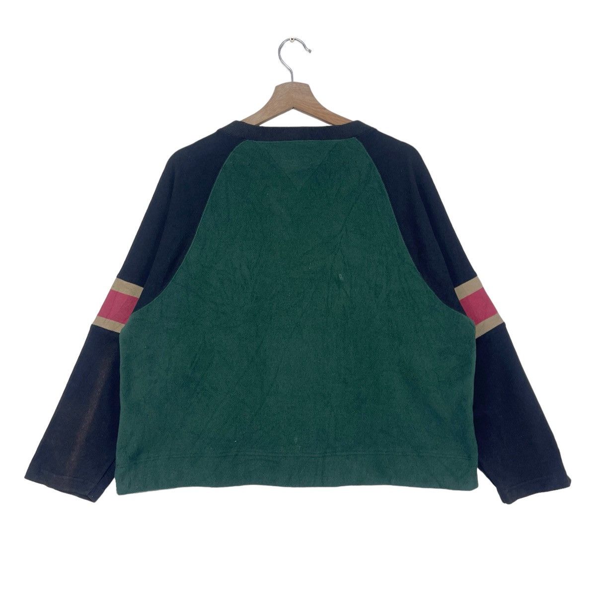 Tommy Hilfiger × Vintage 90’s Tommy Hilfiger Cropped Sweatshirt Size M / US 6-8 / IT 42-44 - 5 Thumbnail