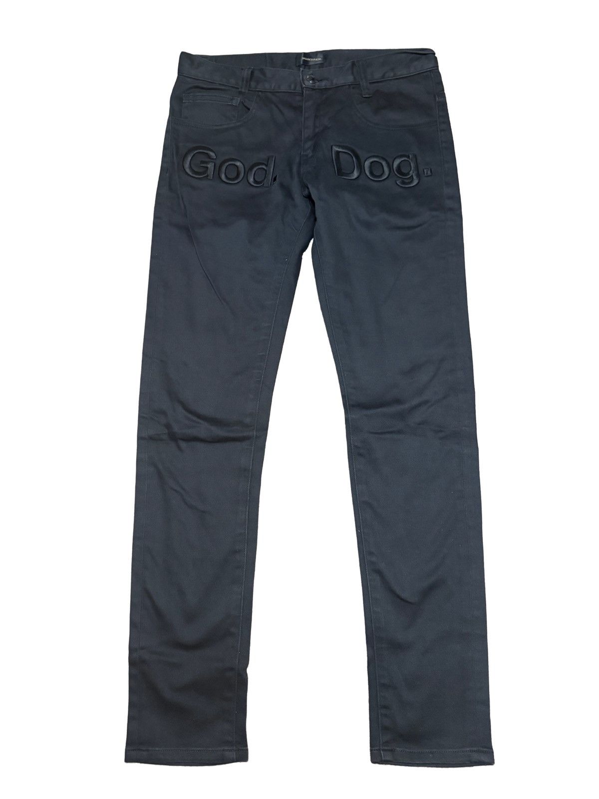 Undercover Undercover SS14 God Dog Skinny Pants Black Size US 30 / EU 46 - 1 Thumbnail