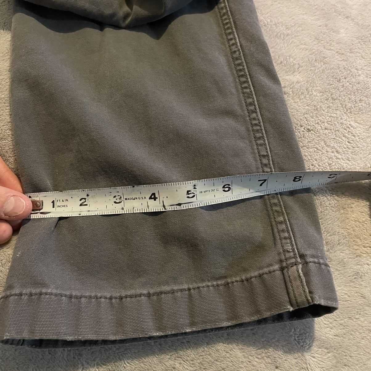 Carhartt Vintage Y2K Carhartt Pants Rugged Flex Work Gray Mens 32x32 Size US 31 - 11 Thumbnail