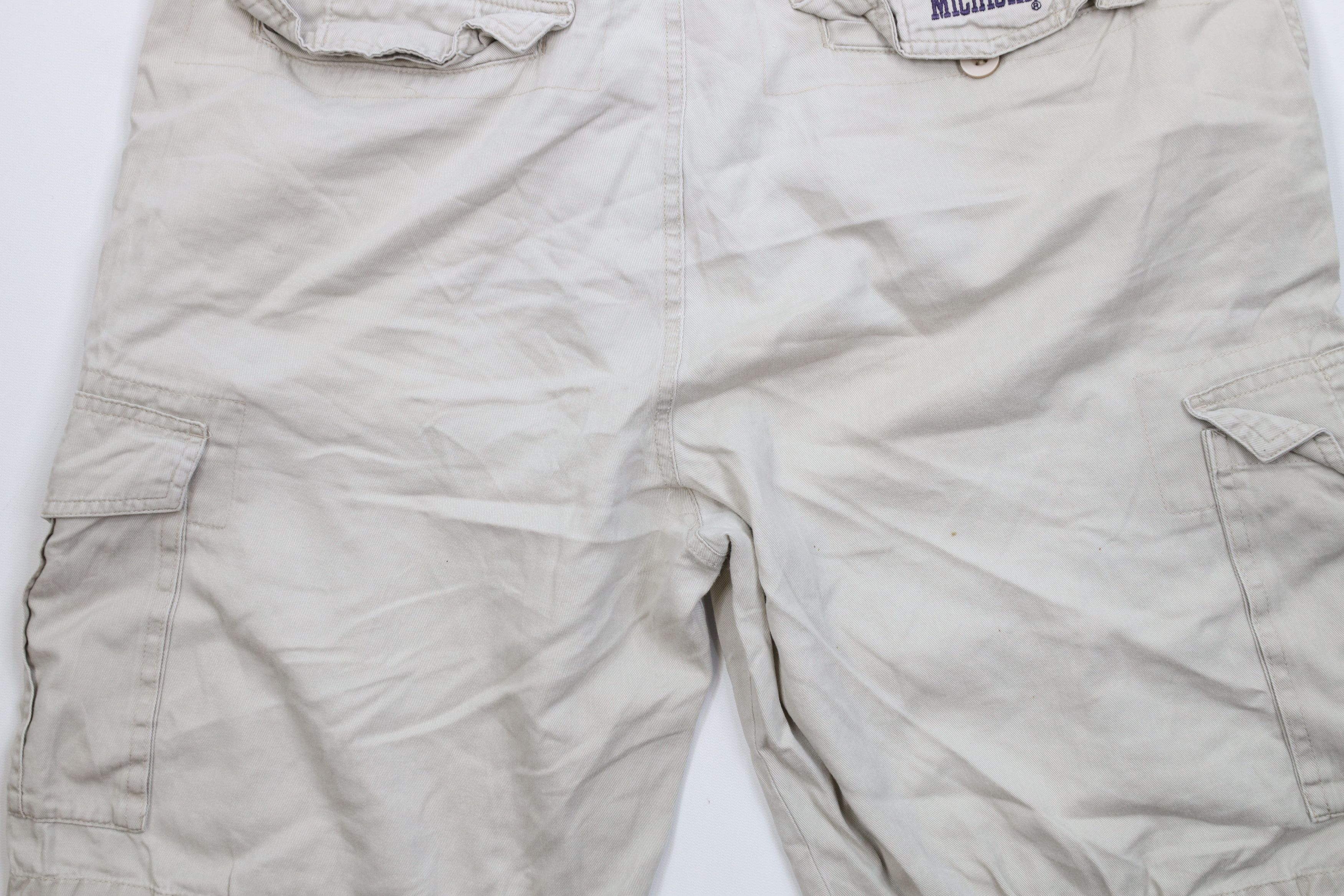 Vintage Vintage 90s Y2K University of Michigan Block M Cargo Shorts Size US 36 / EU 52 - 10 Thumbnail
