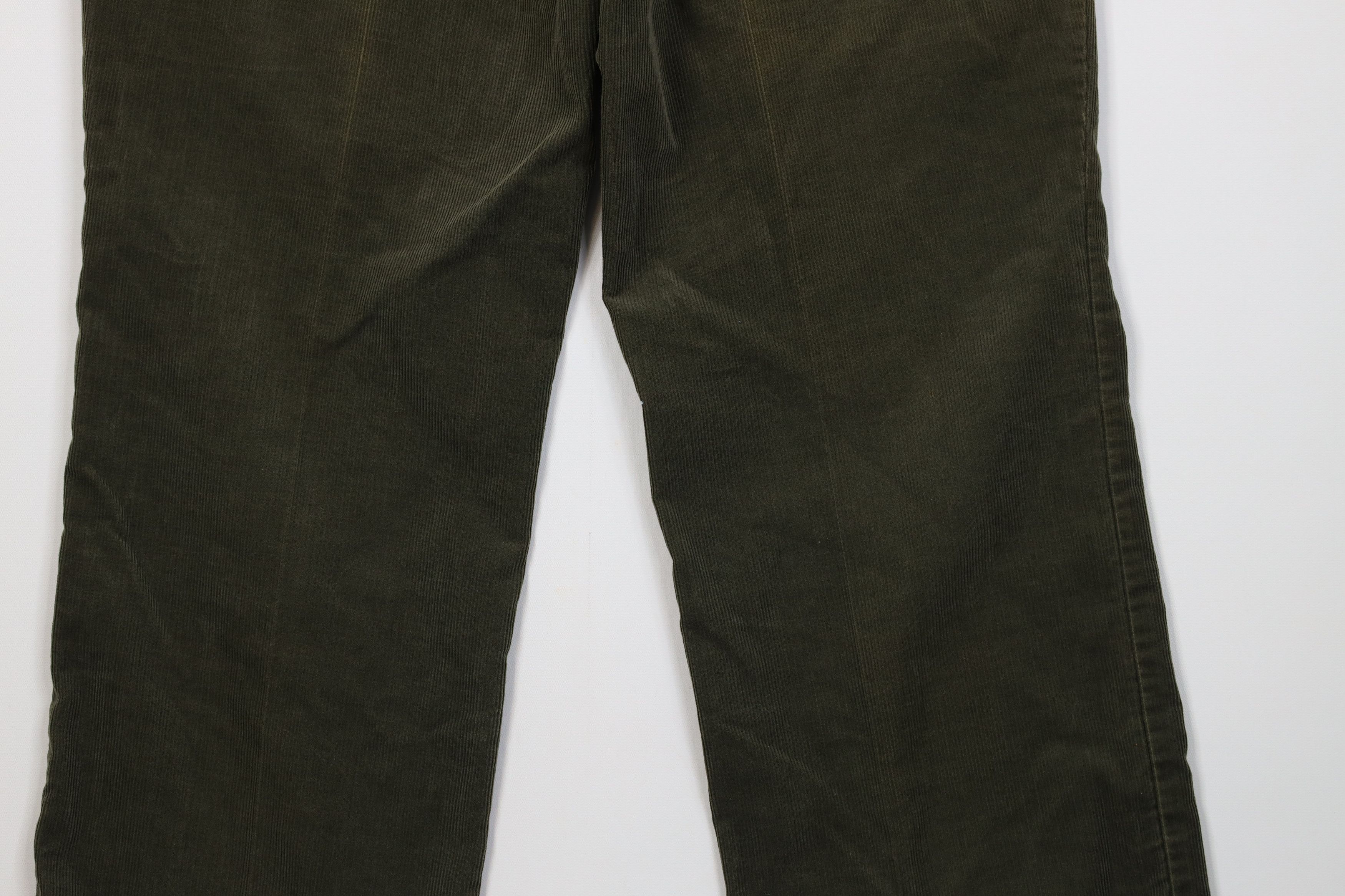 Vintage Vintage 70s Big Mac Flared Wide Leg Corduroy Pants Green USA Size US 36 / EU 52 - 11 Thumbnail