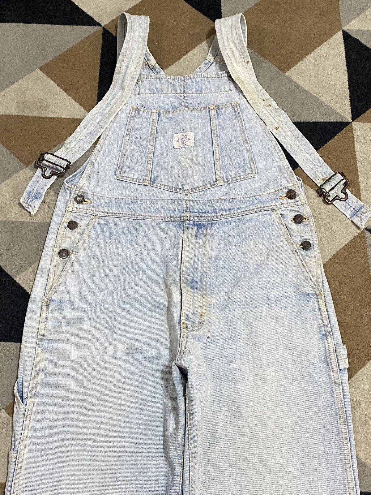 Edwin Vintage 80s Edwin Overall Loose Jumpsuits Size US 32 / EU 48 - 3 Thumbnail