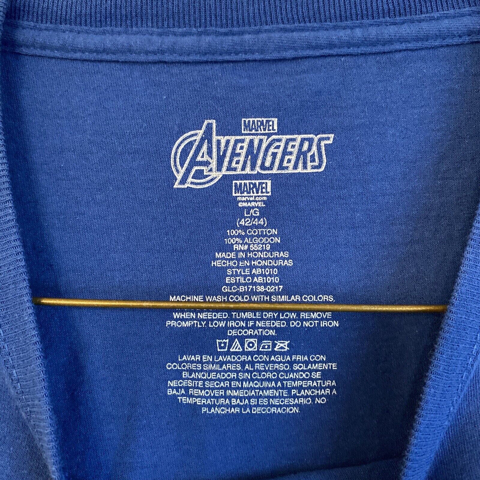 Marvel Comics Marvel Avengers Florida T-Shirt Tee Adult Size Large Blue Size US L / EU 52-54 / 3 - 3 Thumbnail