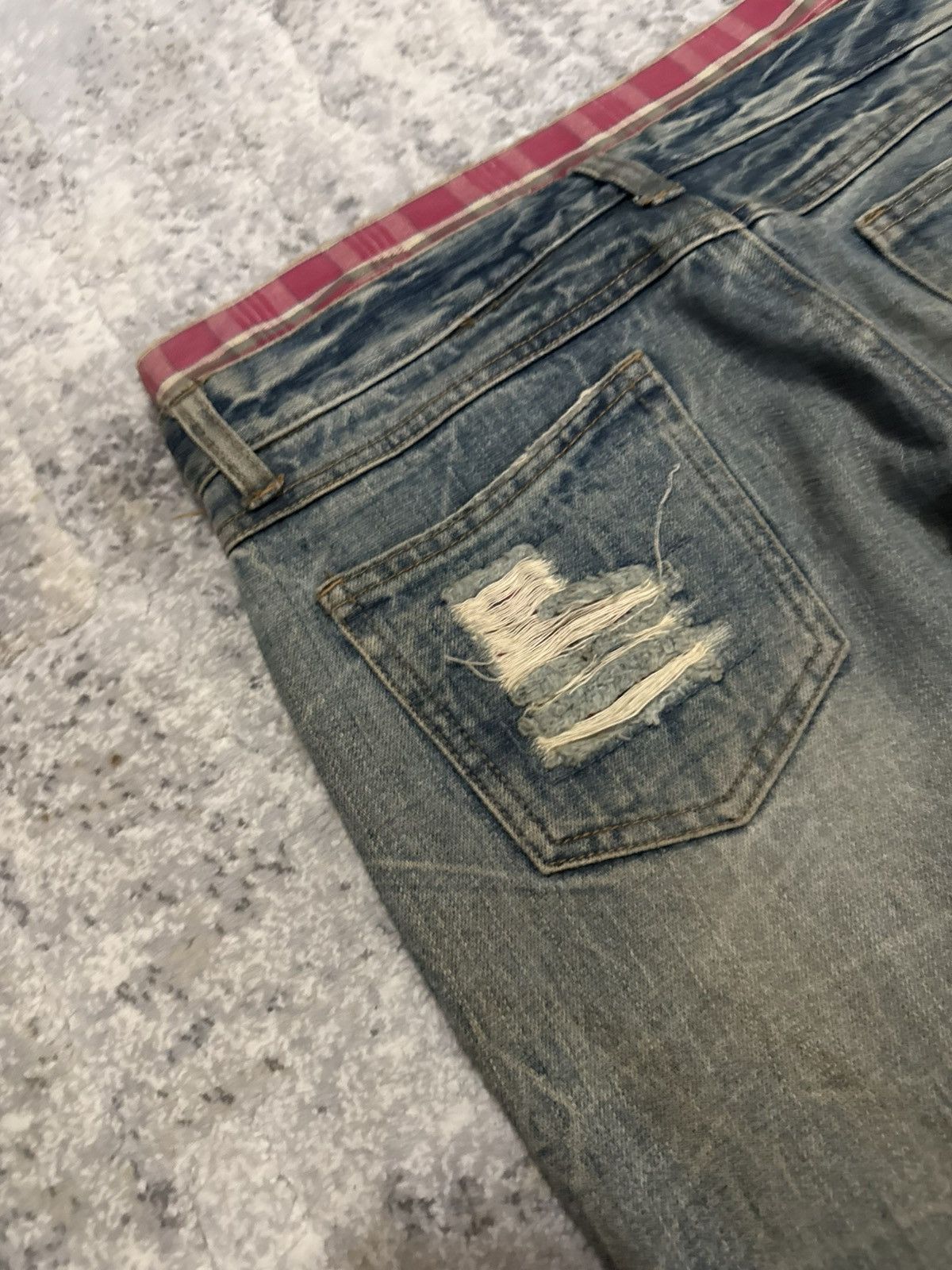 Hysteric Glamour Hysteric Glamour Style Studded Distressed Double Waist Jeans Size US 30 / EU 46 - 14 Thumbnail