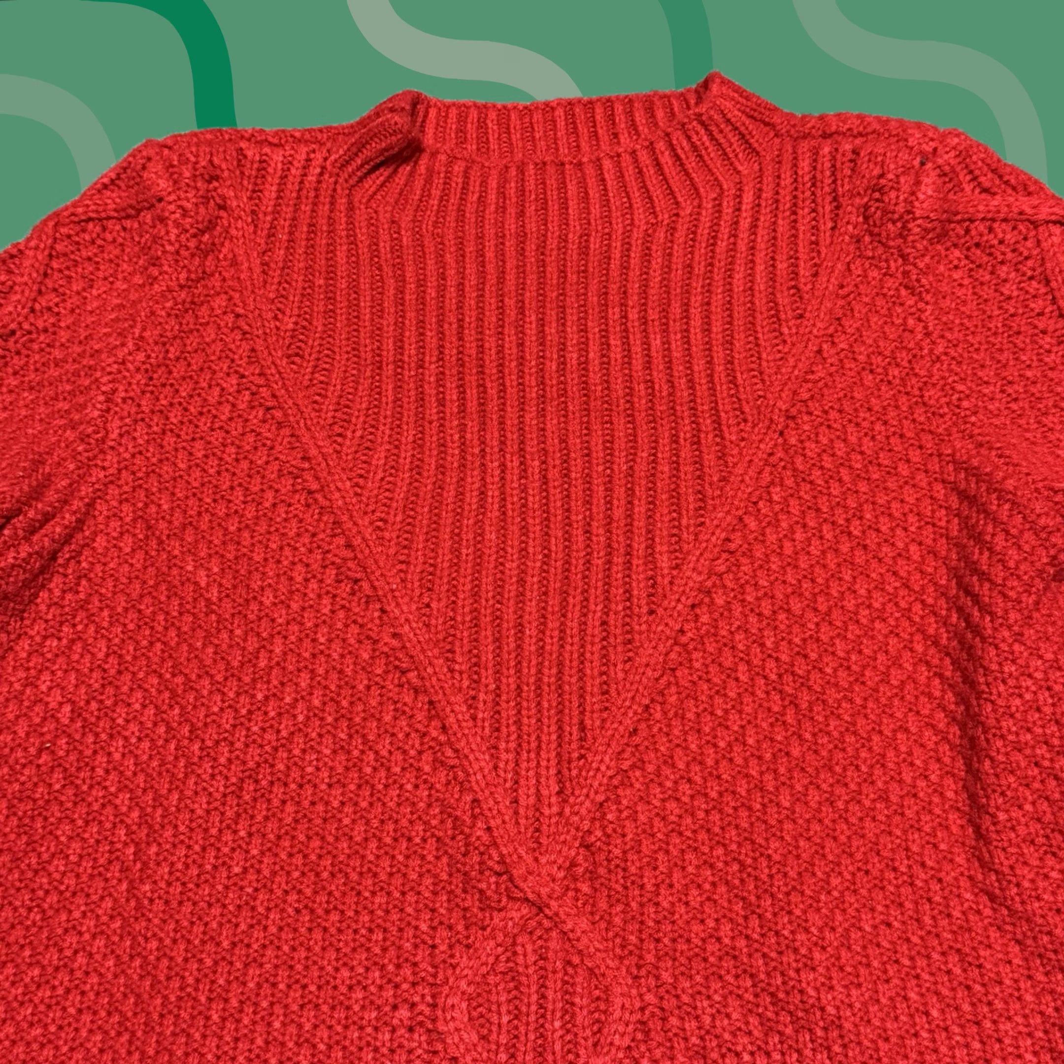 Karl Lagerfeld Karl Lagerfeld Paris Sweater Womens M Red Knit Top Pullover Acrylic Knit Regular Size M / US 6-8 / IT 42-44 - 1 Thumbnail