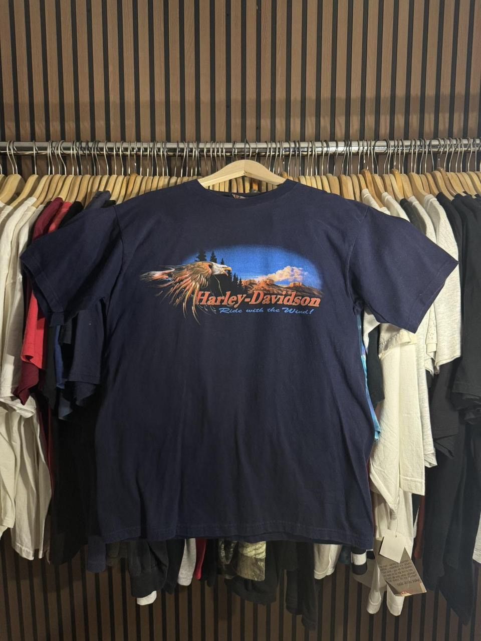 Harley Davidson Y2K (Year 2003) Warwick, Rhode Island Harley Davidson Tee Size US L / EU 52-54 / 3 - 1 Thumbnail