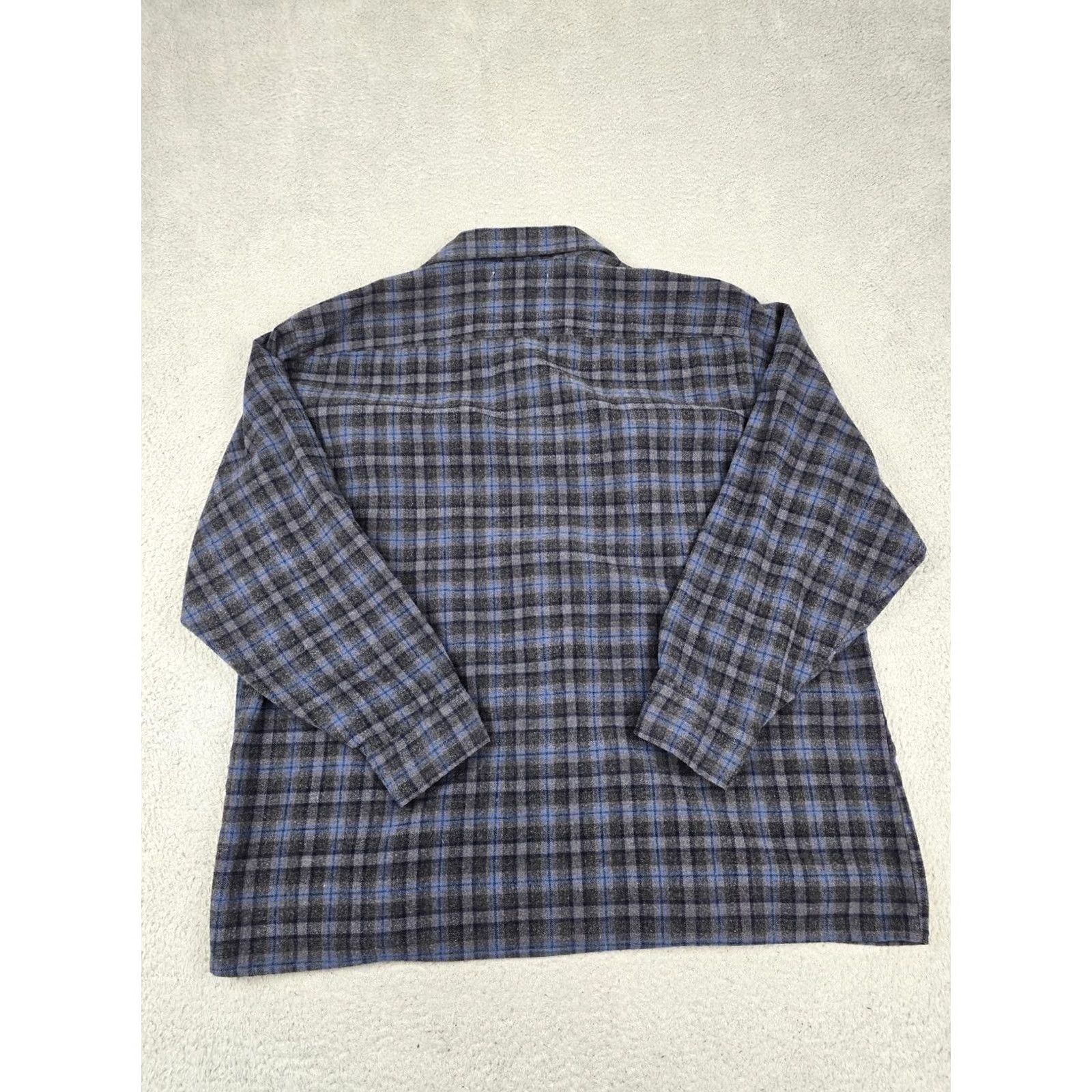 Vintage VINTAGE San Mateo Island Shirt Mens 2XL Gray Plaid Lined Flannel Button Front Size US XXL / EU 58 / 5 - 3 Thumbnail