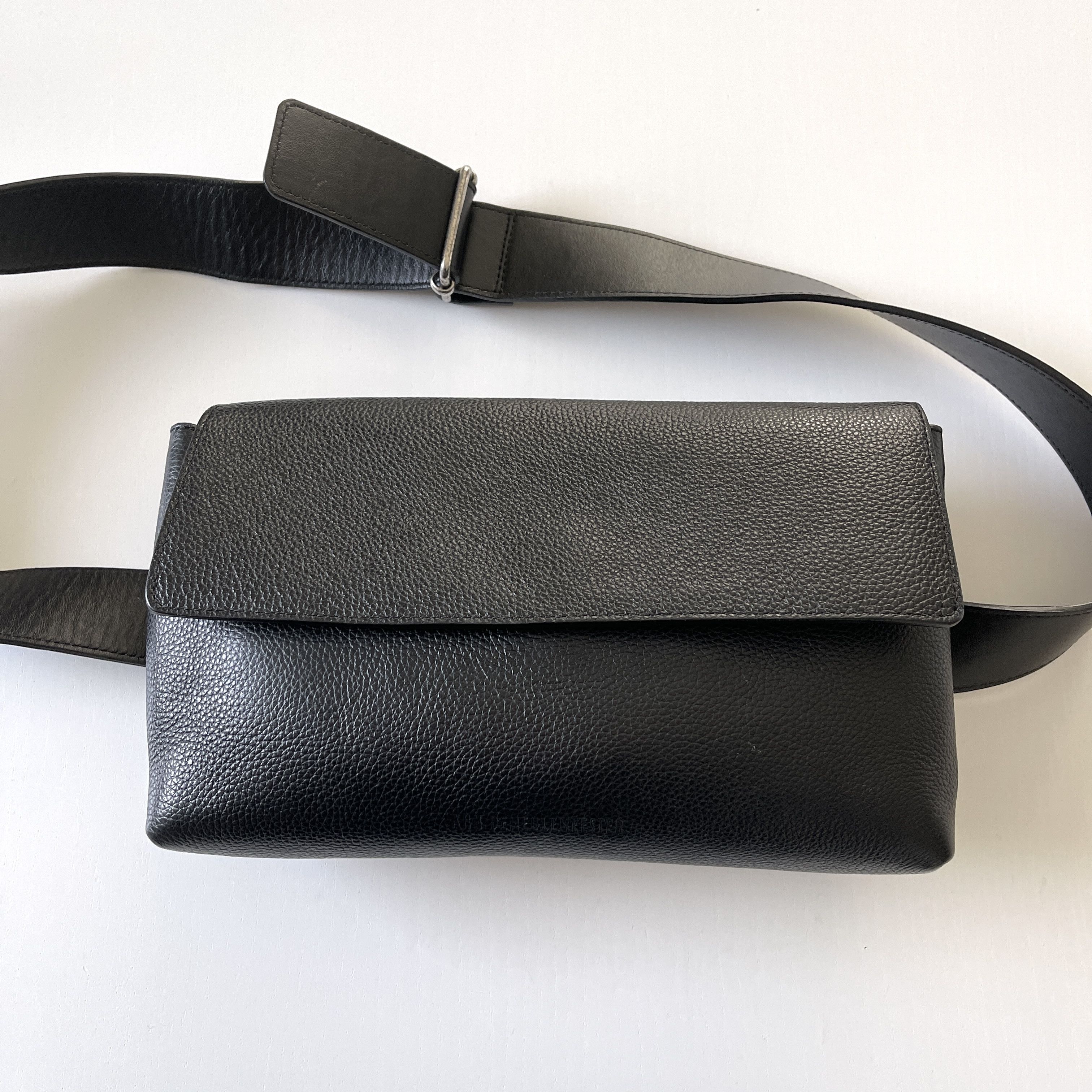 Ann Demeulemeester ANN DEMEULEMEESTER Arta Black Leather Waist Bag Size ONE SIZE - 8 Thumbnail