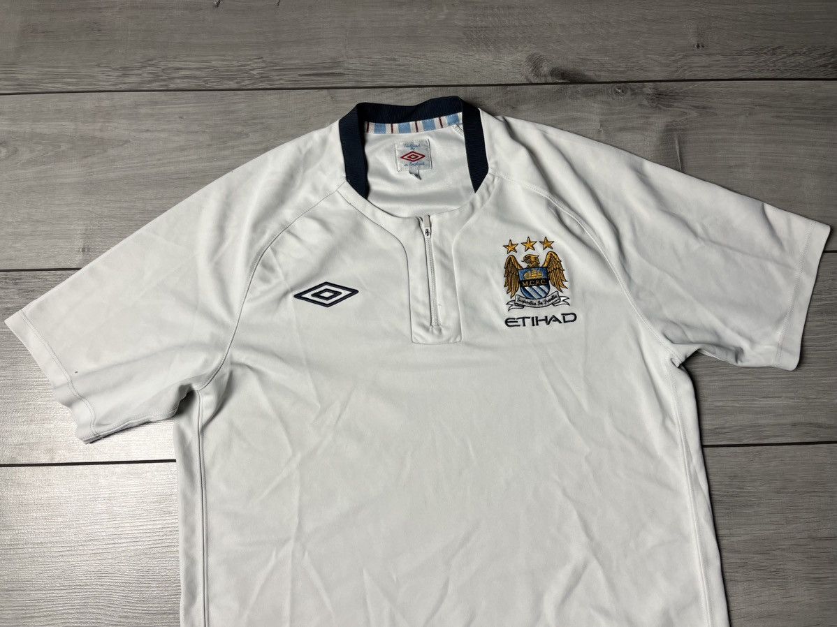Umbro Manchester City F.C. Polo 2011/12 Size US L / EU 52-54 / 3 - 3 Thumbnail