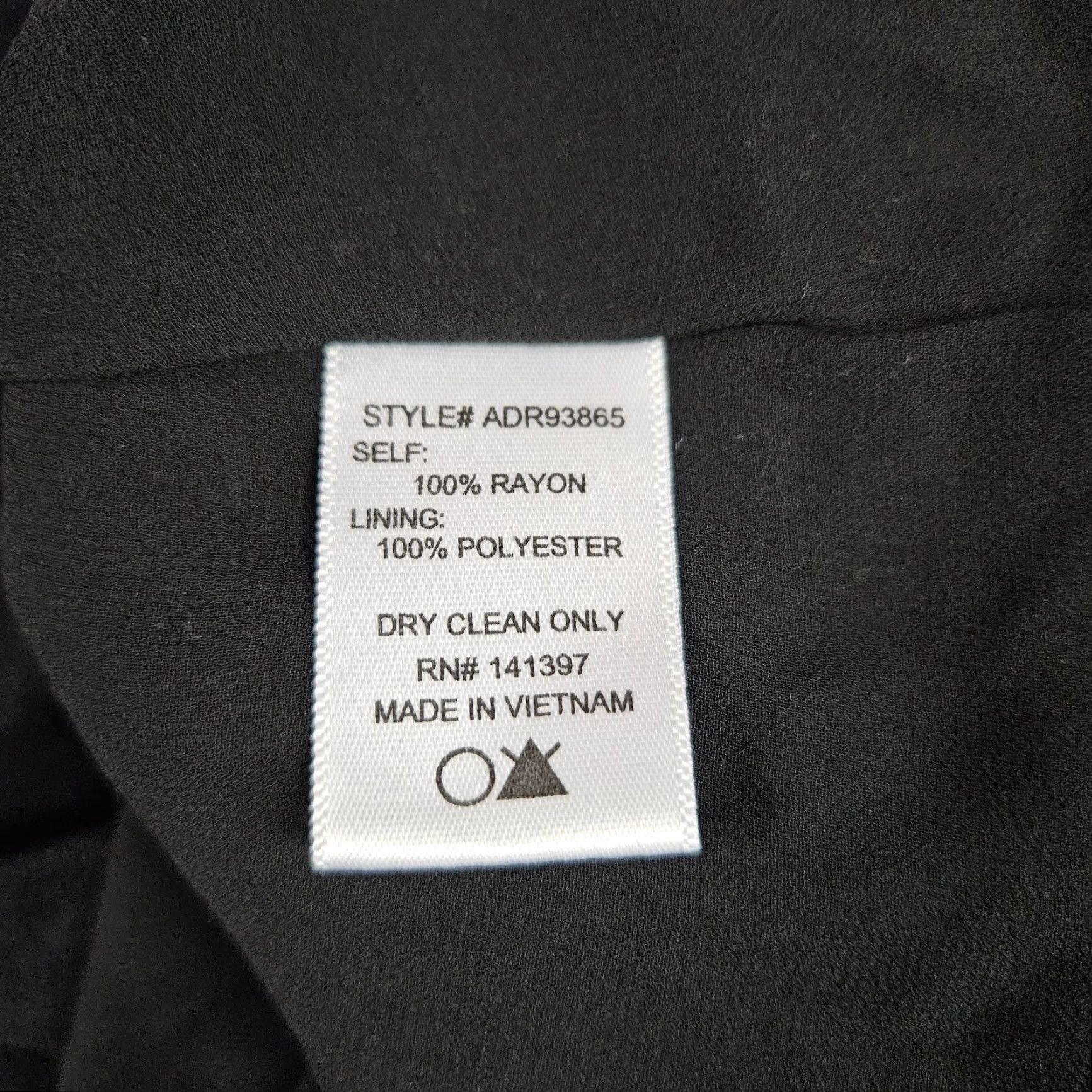 ASTR The Label ASTR The Label Womens Top XS Solid Black Rayon Shirt Blouse Knit 90s? Size XS / US 0-2 / IT 36-38 - 5 Thumbnail