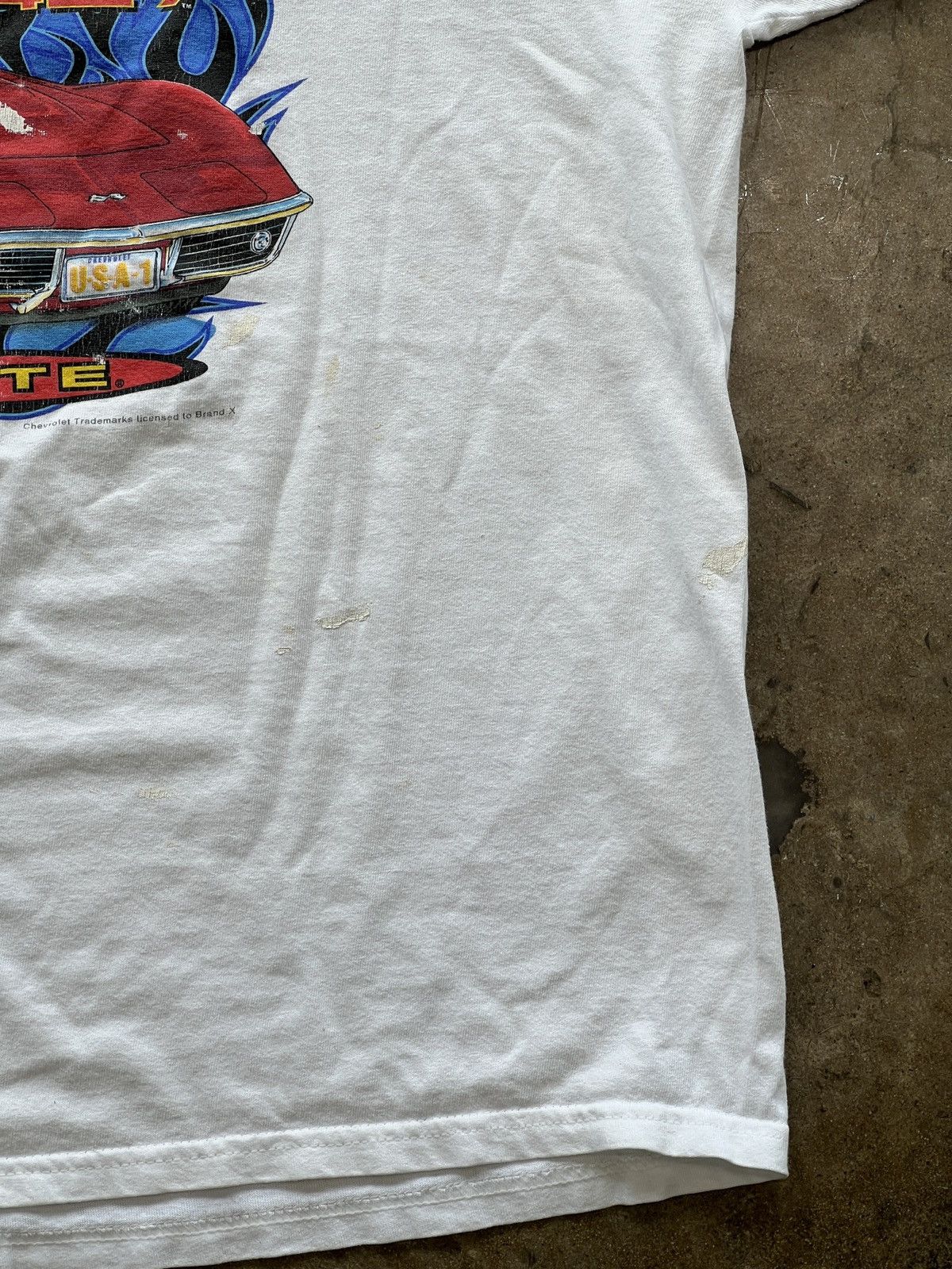 NASCAR Vintage 1999 Hot Sixties Corvette Flame Car Tee XXL Size US XXL / EU 58 / 5 - 5 Thumbnail