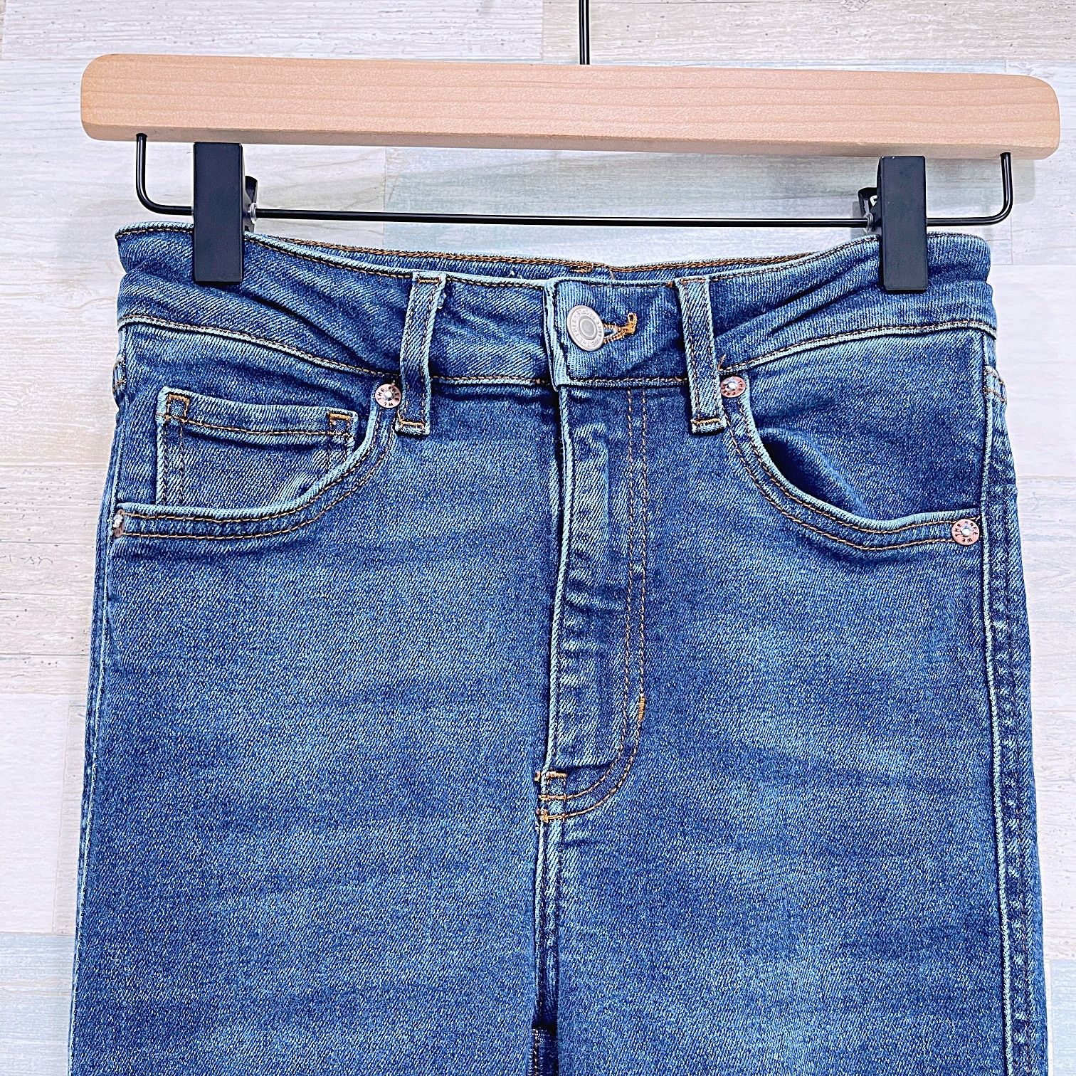 Free People WE THE FREE People Skinny Jeans Blue Womens 24x26 Size 24" / US 00 / IT 34 - 2 Thumbnail