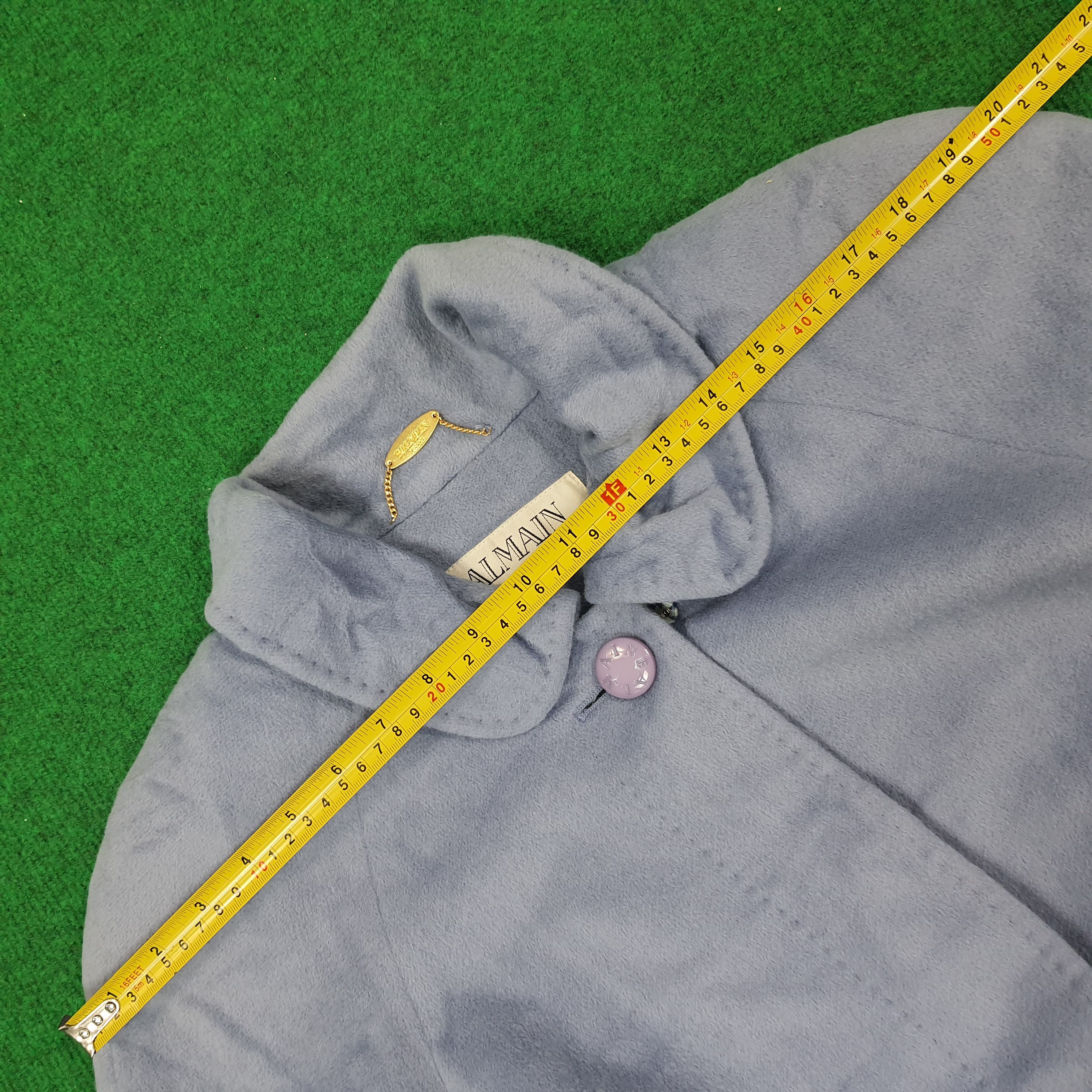 Balmain × Vintage Vintage Balmain Paris Trench Jacket C222N12 Size US M / EU 48-50 / 2 - 12 Thumbnail