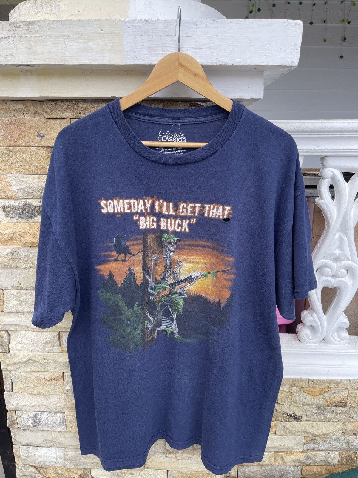 Vintage Last Drop🔥Rare🔥Vintage Humor Skull ERD GRUNGE TEE Size US XL / EU 56 / 4 - 2 Thumbnail