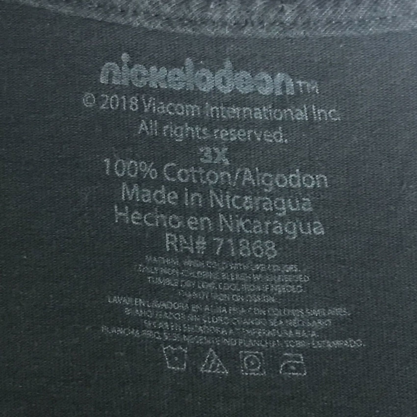 Nickelodeon Nickelodeon Reptar Promotional Graphic T-Shirt Unisex Adults 3XL Black Crew Neck 2018 Rugrats 90s Retro Cartoon Dinosaurnað Size XXL / US 16-18 / IT 52-54 - 2 Thumbnail