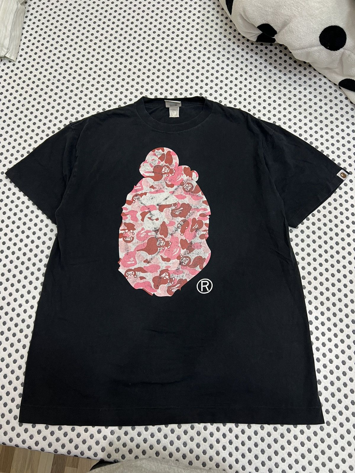 Vintage x Bape ABC Camo Baby Milo Tshirt.