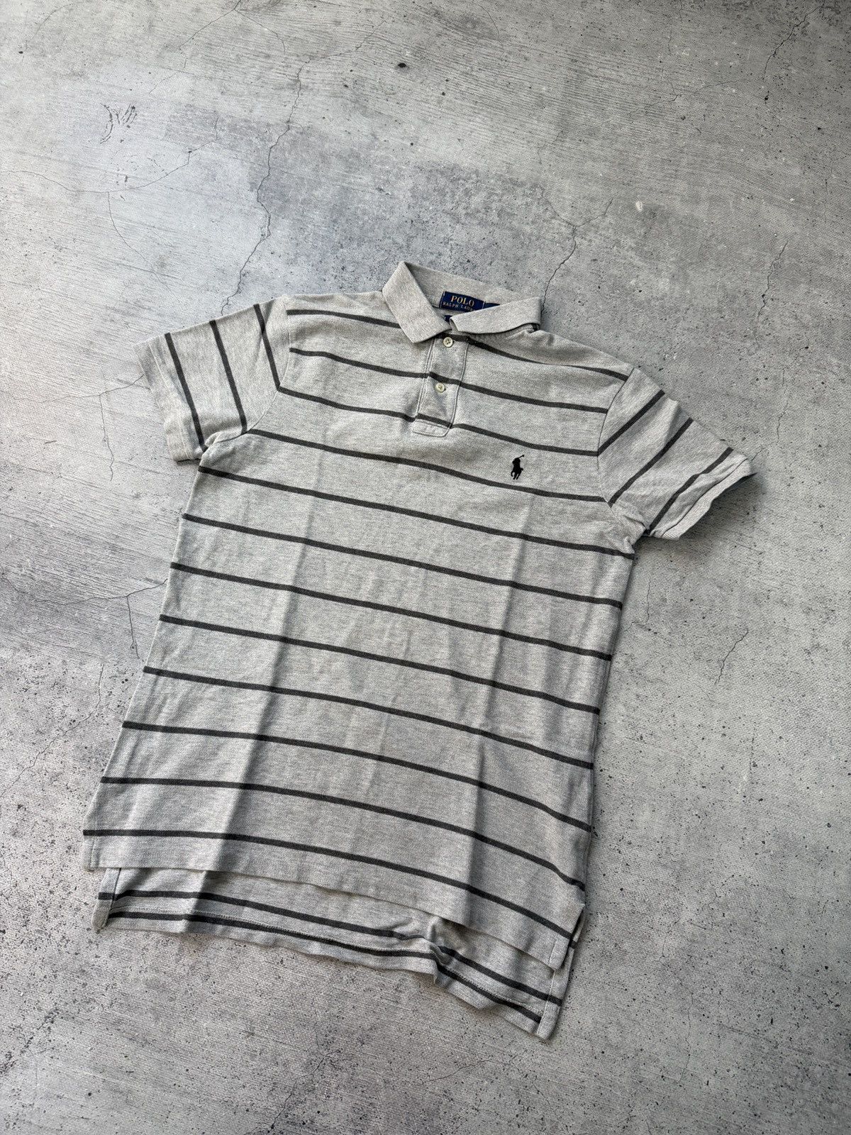 Polo Ralph Lauren Vintage Polo Ralph Lauren Stripped Tee 90s Hype Size US M / EU 48-50 / 2 - 2 Thumbnail