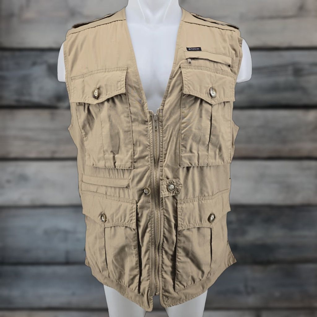 Vintage VINTAGE Tamrac Vest Mens Medium Tan Multi Pocket Photography Made in USA Size US M / EU 48-50 / 2 - 1 Thumbnail