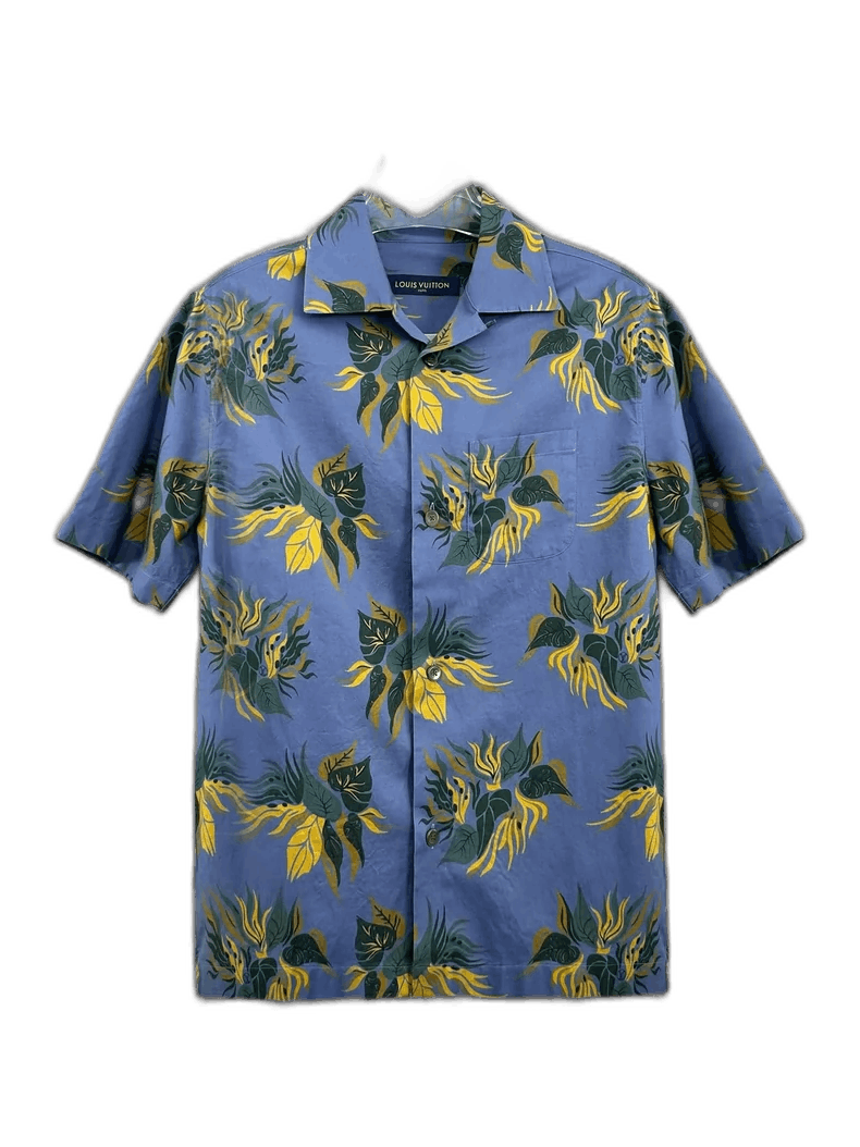 Louis Vuitton Louis Vuitton Blue Short Sleeve Shirt Size US M / EU 48-50 / 2 - 1 Thumbnail