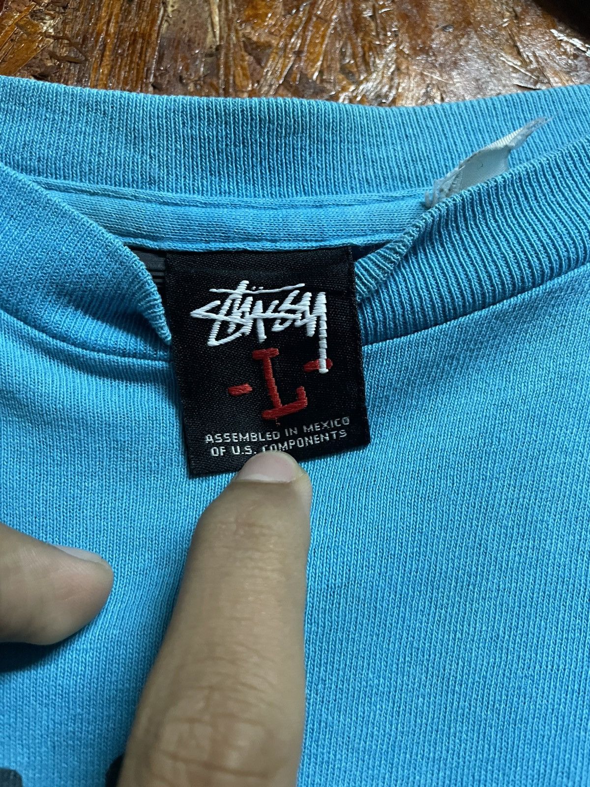 Stussy × Vintage T shirt Stussy NY vintage Size US L / EU 52-54 / 3 - 3 Thumbnail