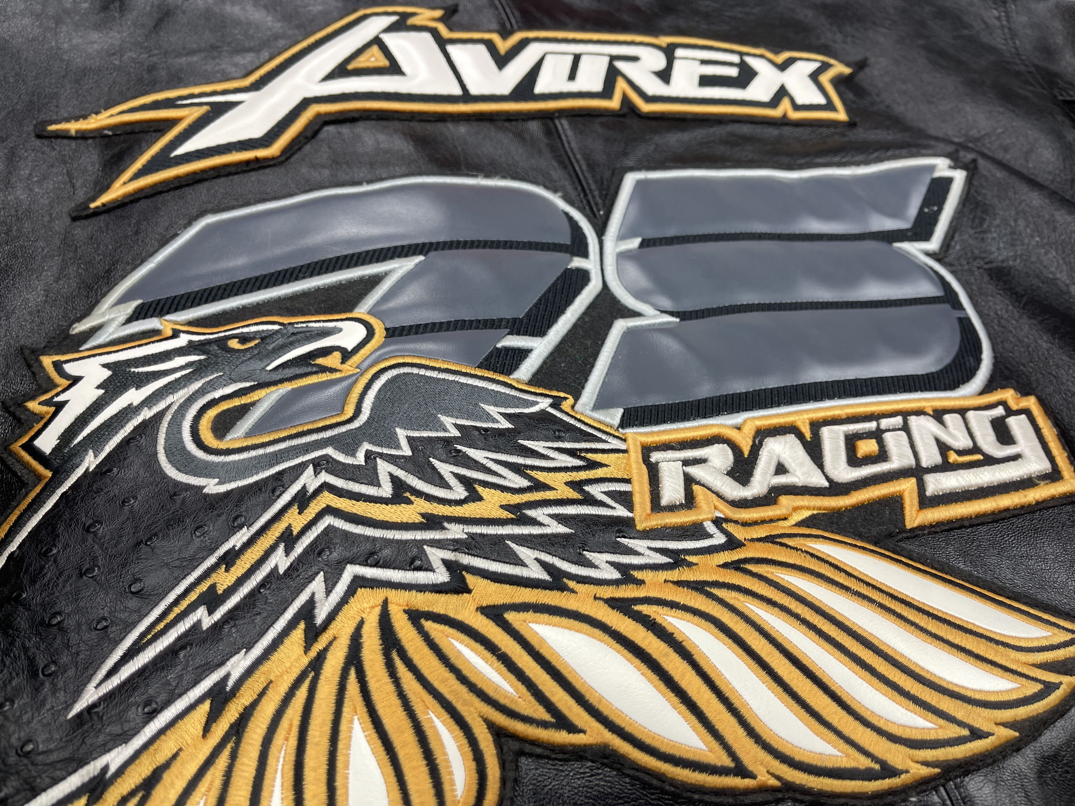 Avirex AVIREX leather jacket, 25th Racing, vintage, 90s hip hop XXL Size US XXL / EU 58 / 5 - 7 Thumbnail