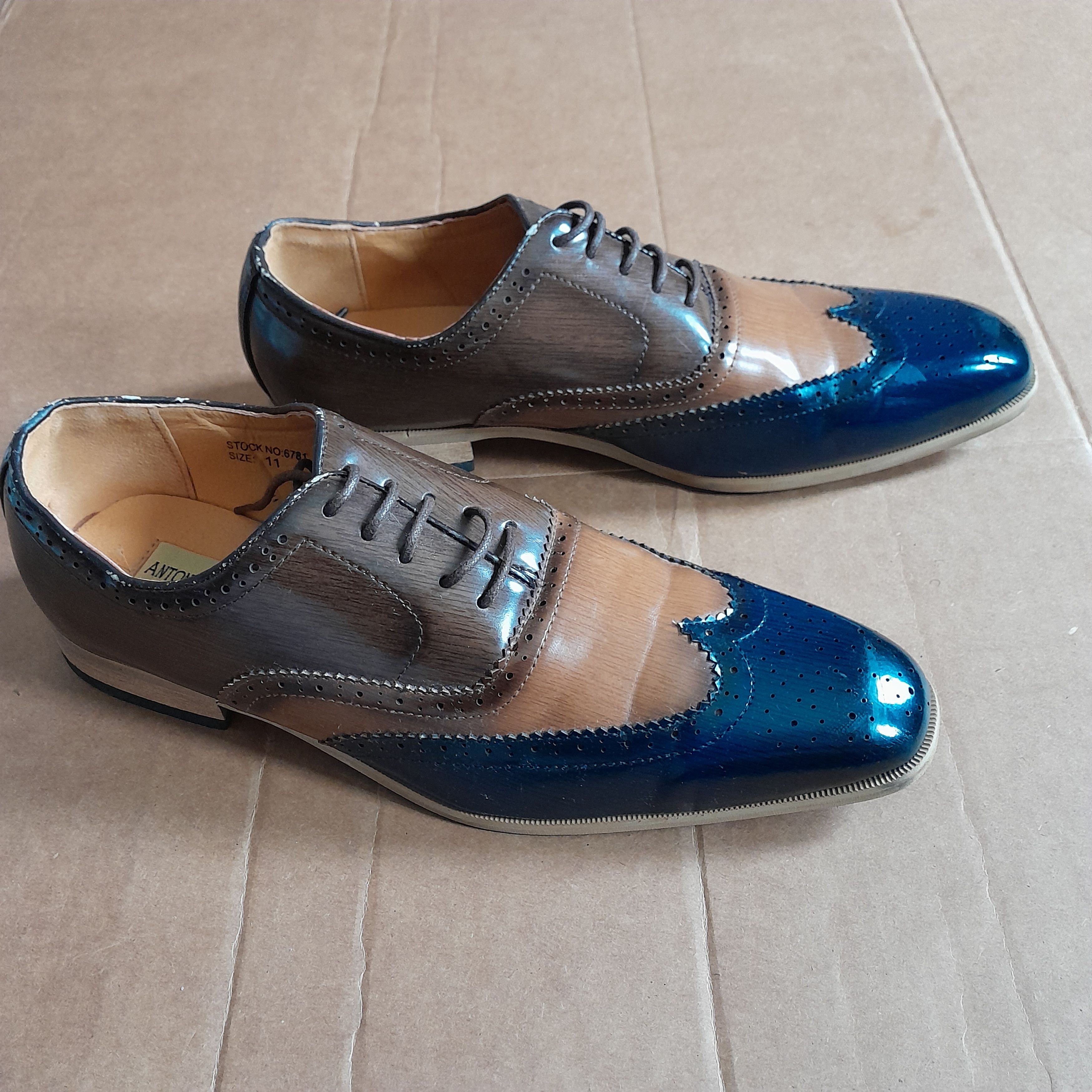 Other Antonio Cerrelli Elite Men’s Dress Shoes 3-Tone Size US 11 / EU 44 - 7 Thumbnail