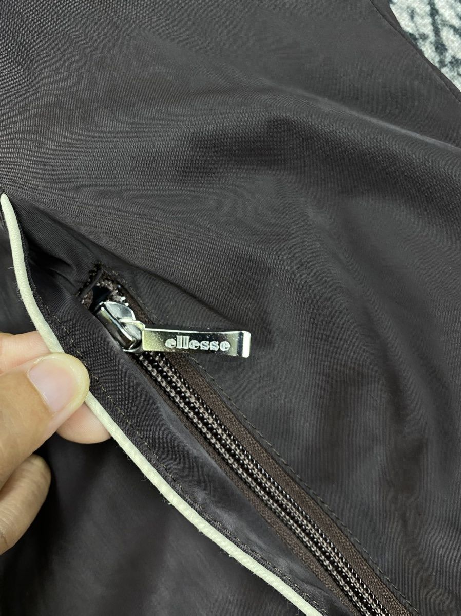 Ellesse Vintage Ellesse Dark Brown Hooded Jacket Size US M / EU 48-50 / 2 - 11 Thumbnail