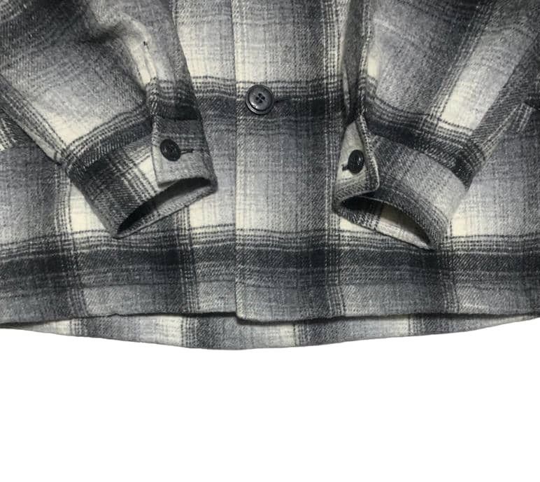 Japanese Brand Vintage 90s Casual Wear Wool Flannel Shirt Jacket Size US M / EU 48-50 / 2 - 4 Thumbnail