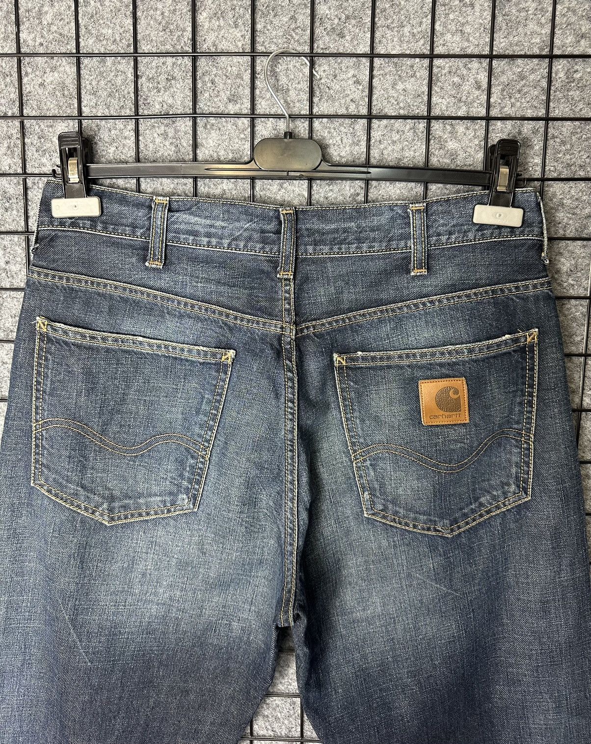 Carhartt × Carhartt Wip Carhartt Texas Pant Streetwear Acid Wash Jeans Size 32 Size US 32 / EU 48 - 2 Thumbnail