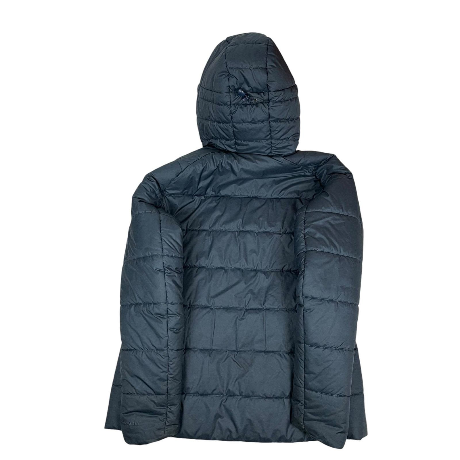 Patagonia Patagonia Women's Gray Full Zip Hooded Puffer Jacket Large Size L / US 10 / IT 46 - 5 Thumbnail